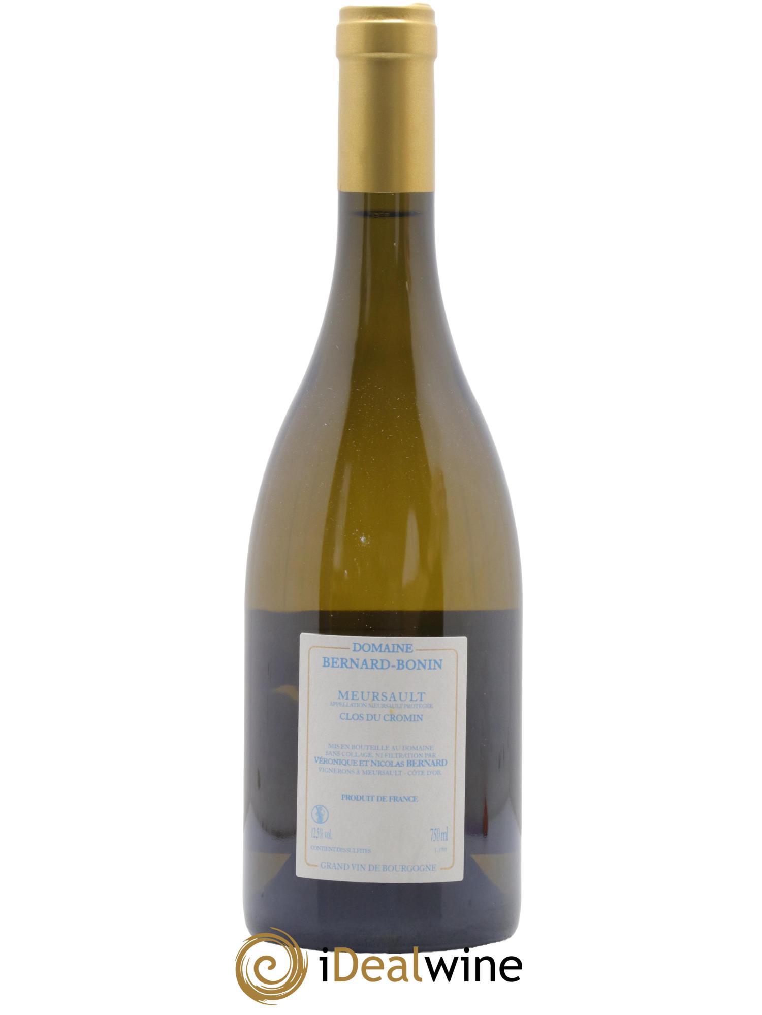 Meursault Clos du Cromin Bernard Bonin  2017 - Lotto di 1 bottiglia - 1