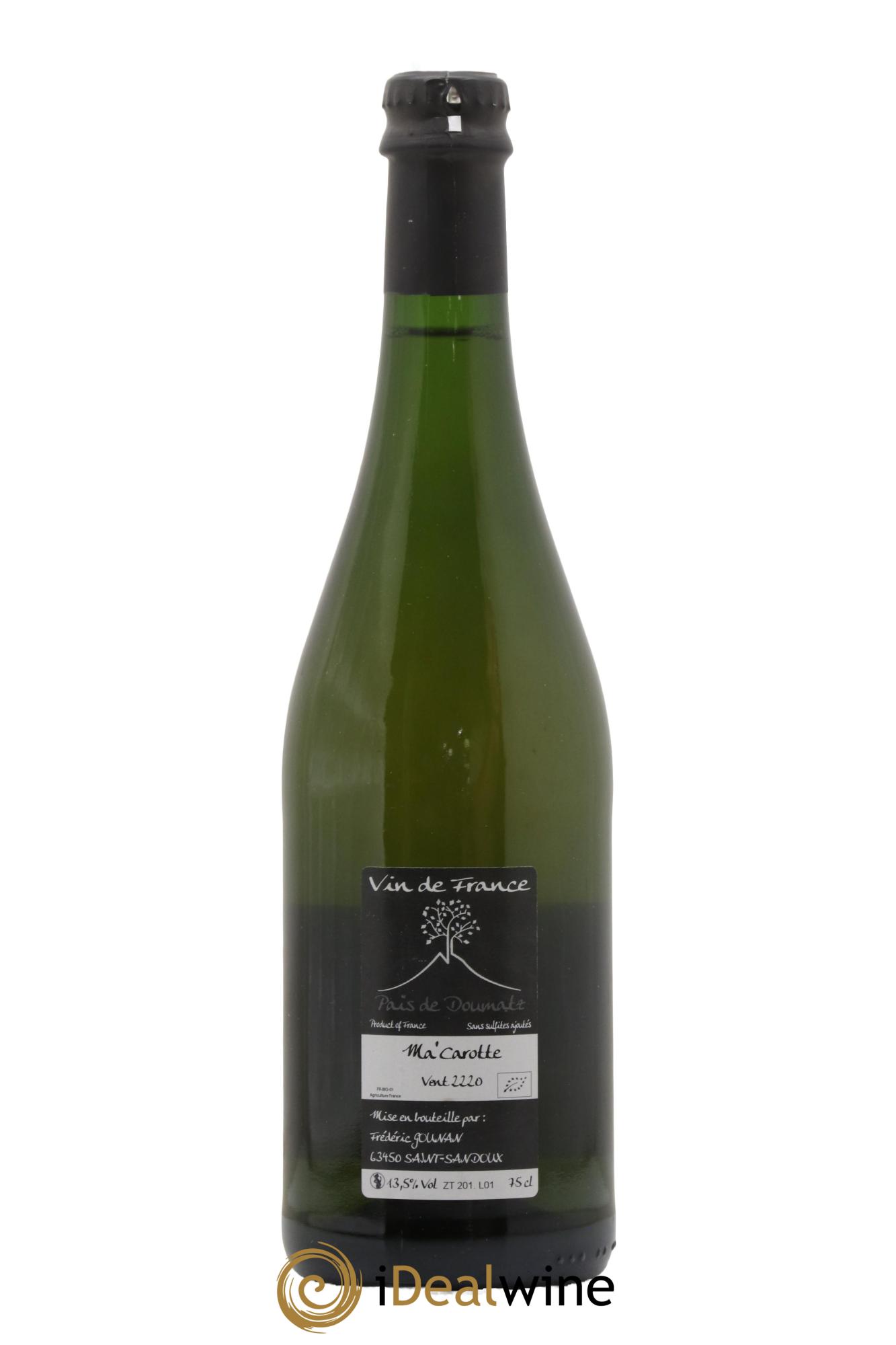 Vin de France Ma Carotte Vignoble de l'Arbre Blanc 2020 - Lotto di 1 bottiglia - 1