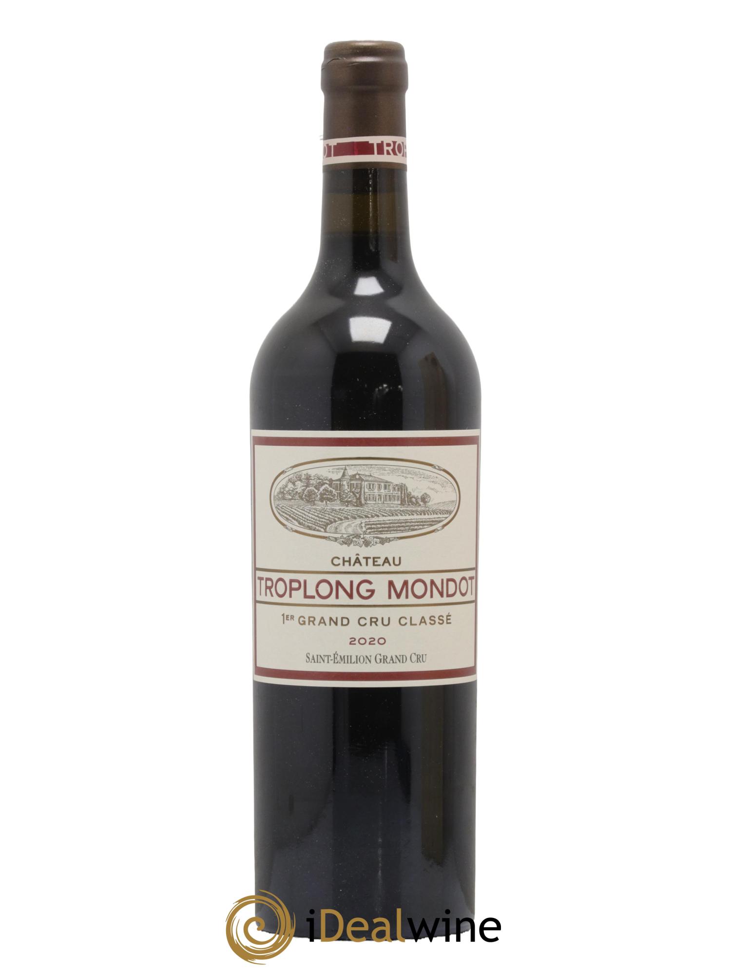 Château Troplong Mondot 1er Grand Cru Classé B  2020 - Lot of 1 bottle - 1