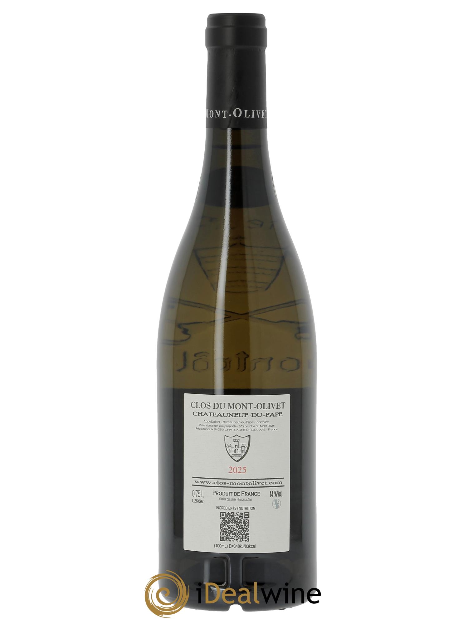 Châteauneuf-du-Pape Clos du Mont-Olivet 2025 - Lot de 1 bouteille - 1