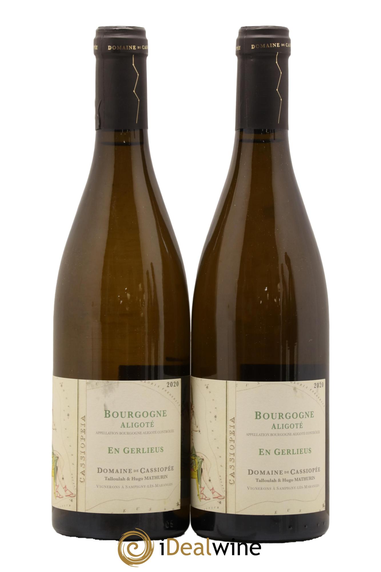 Bourgogne Aligoté En Gerlieus Domaine de Cassiopée 2020 - Lot de 2 bouteilles - 0