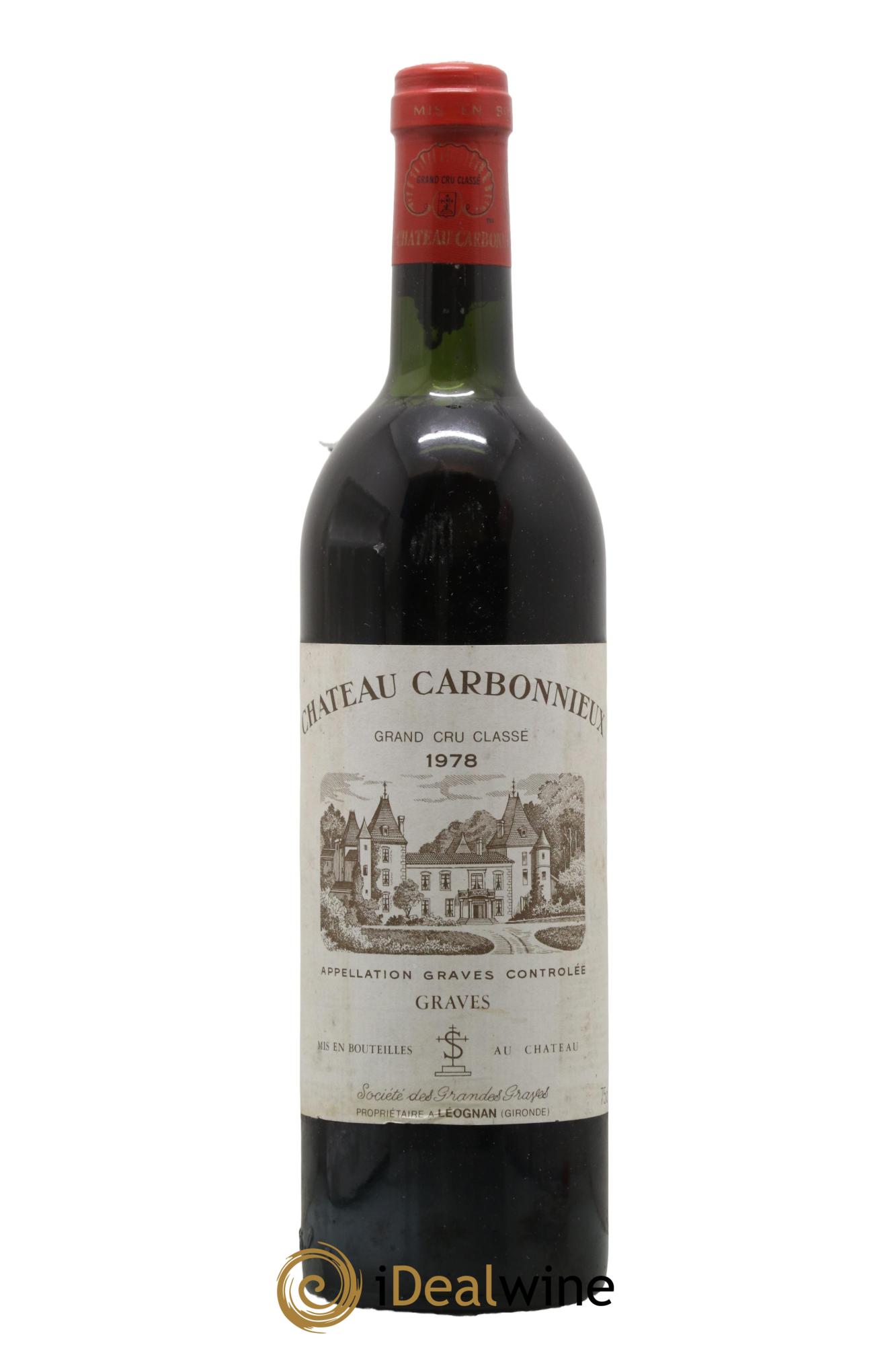 Château Carbonnieux Cru Classé de Graves 1978 - Lot de 1 bouteille - 0
