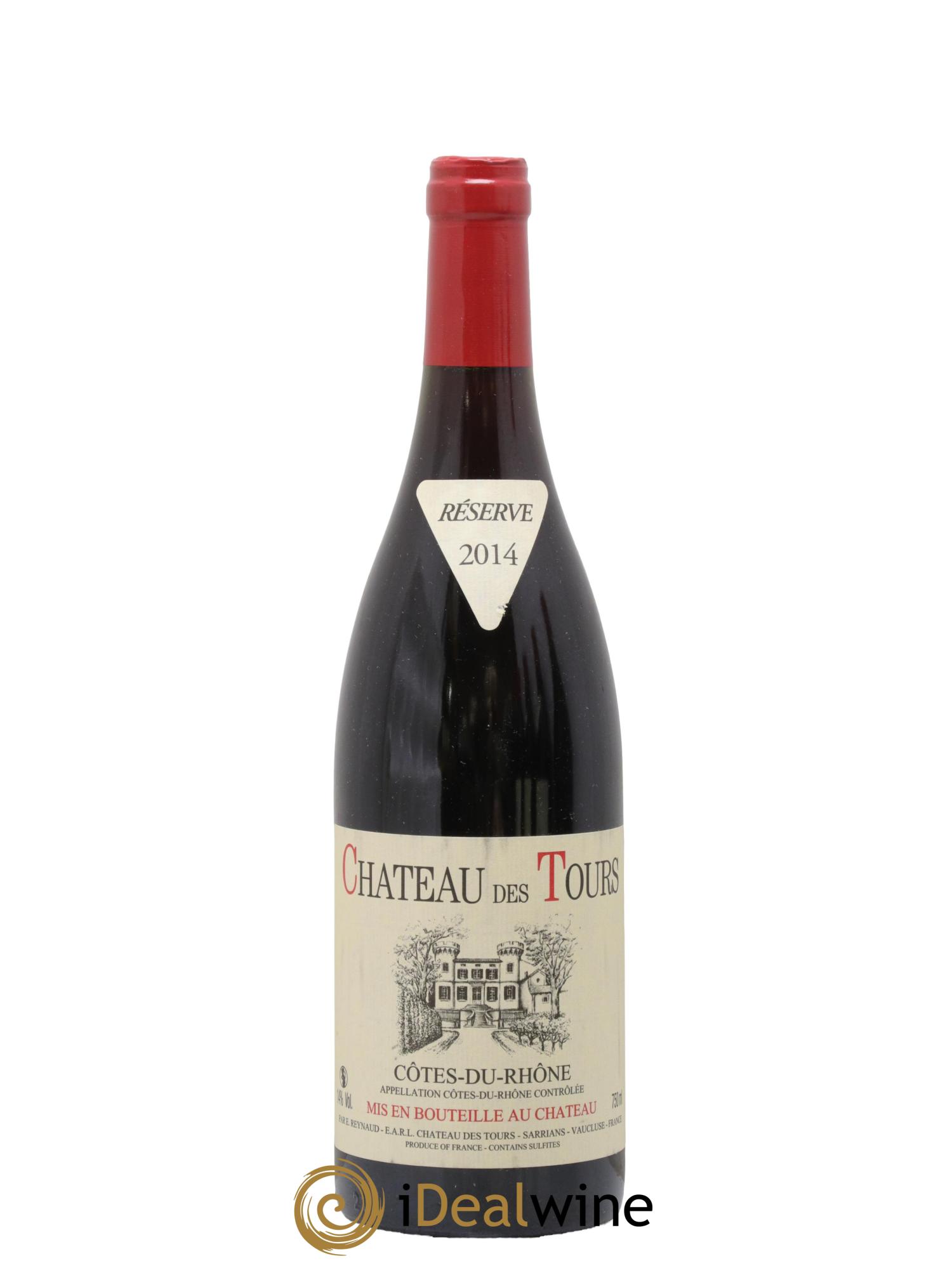 Côtes-du-Rhône Château des Tours Emmanuel Reynaud 2014 - Lot de 1 bouteille - 0