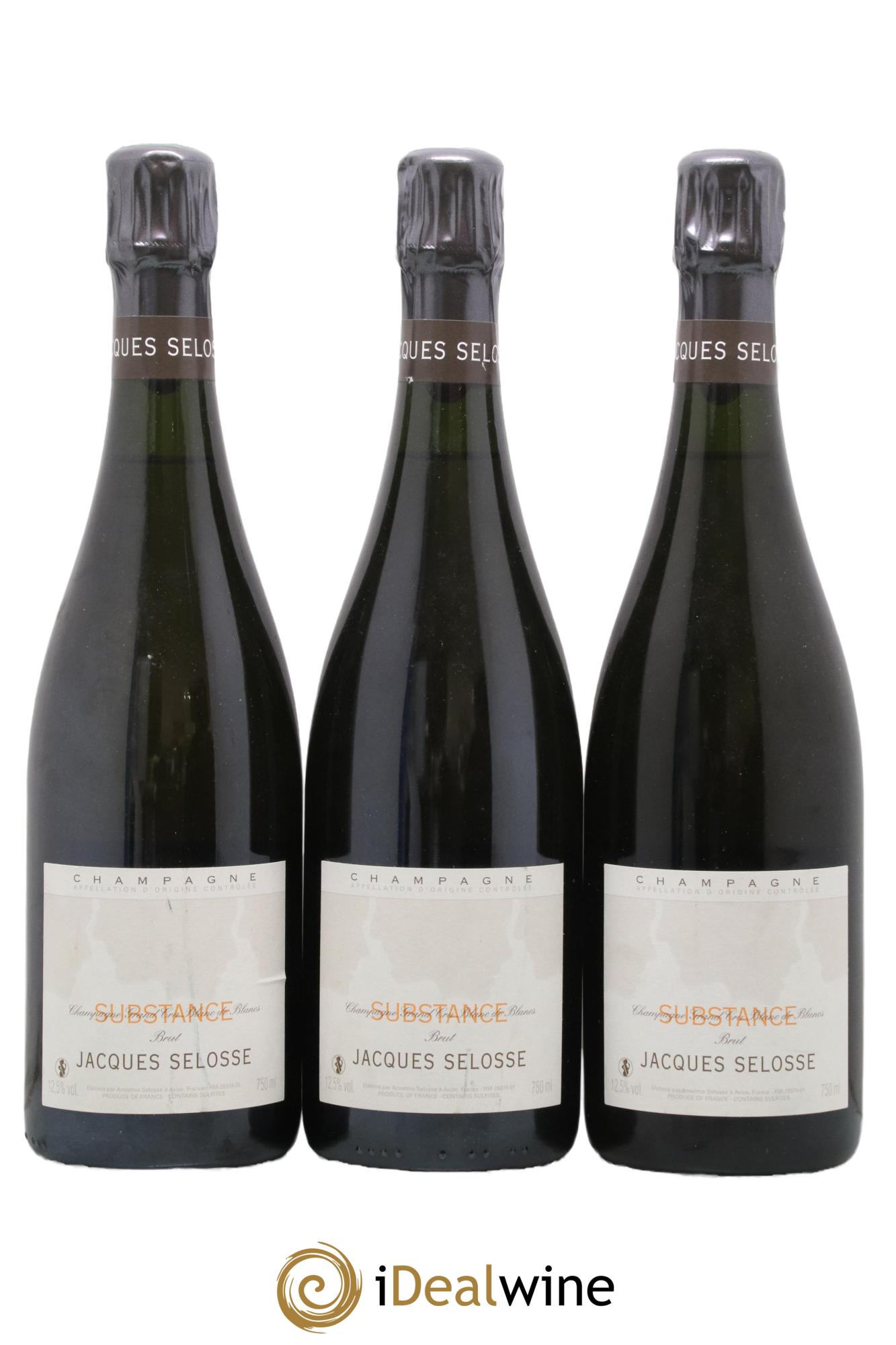 Substance Jacques Selosse - Lot de 3 bouteilles - 0