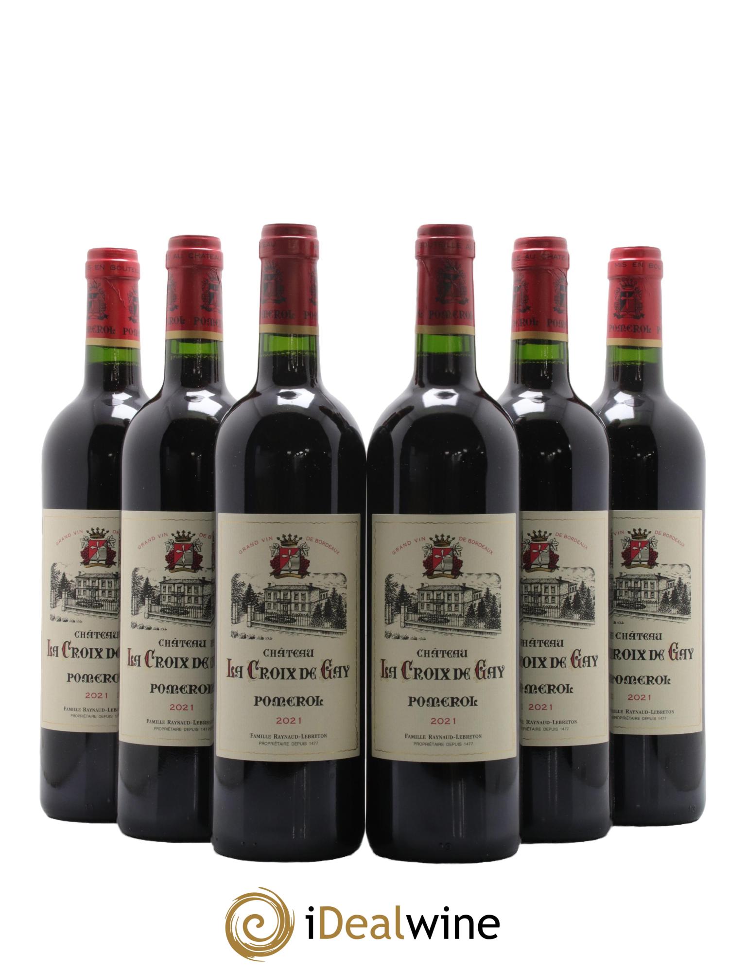 Château la Croix de Gay 2021 - Lot de 6 bouteilles - 0