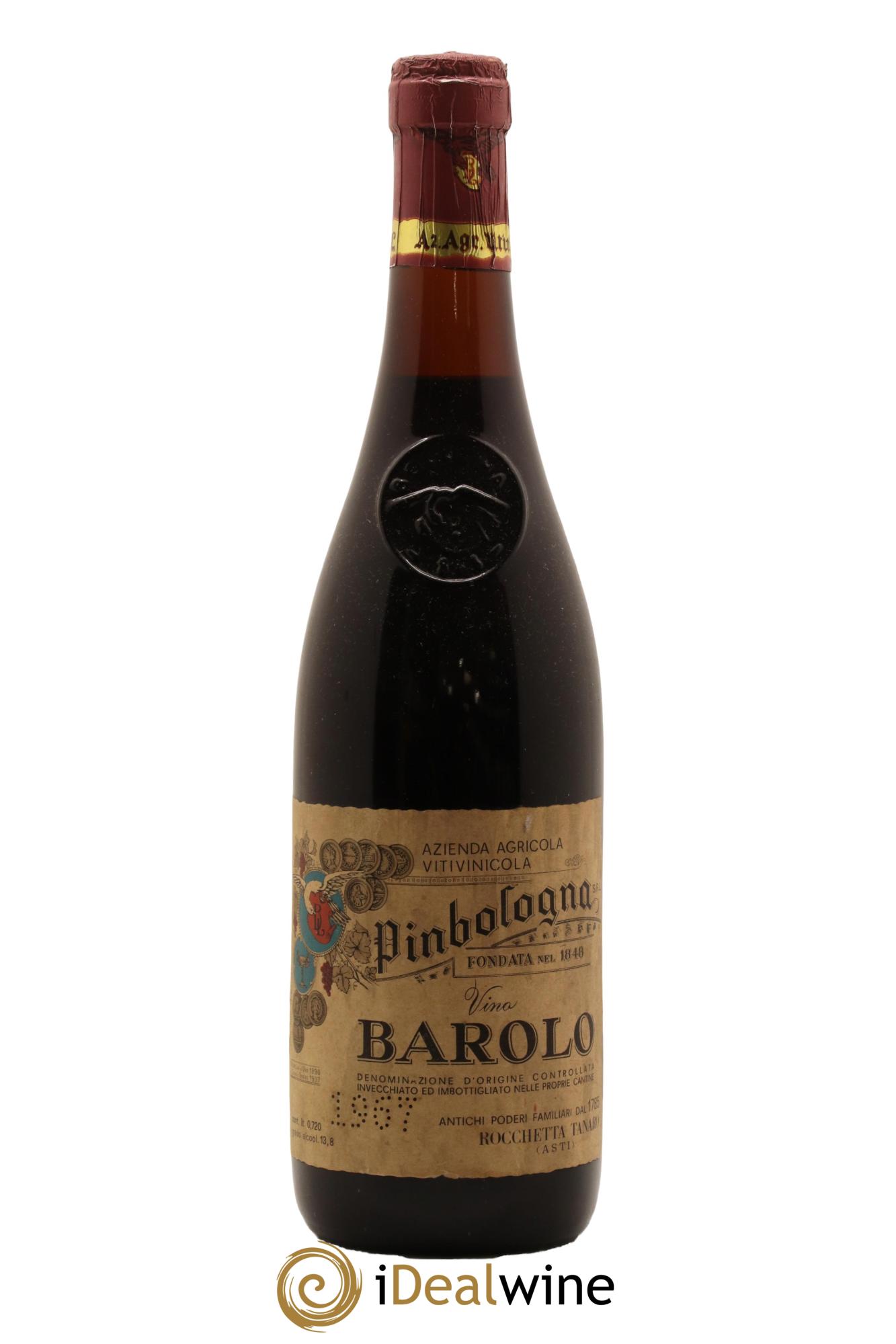 Barolo Pinbologna 1967 - Posten von 1 Flasche - 0