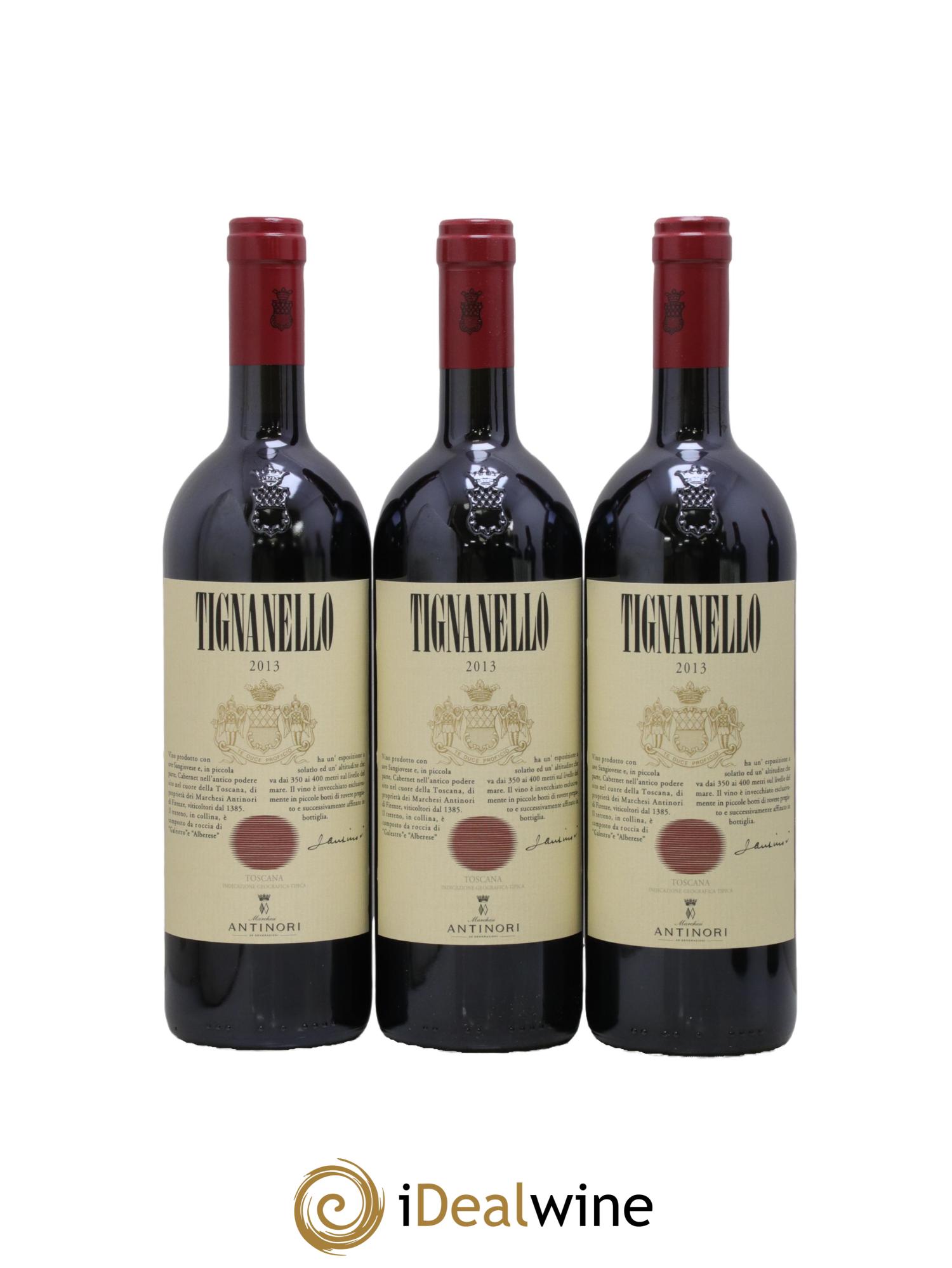 Toscana IGT Tignanello Tenuta Tignanello - Marchesi Antinori 2013 - Lotto di 6 bottiglie - 1
