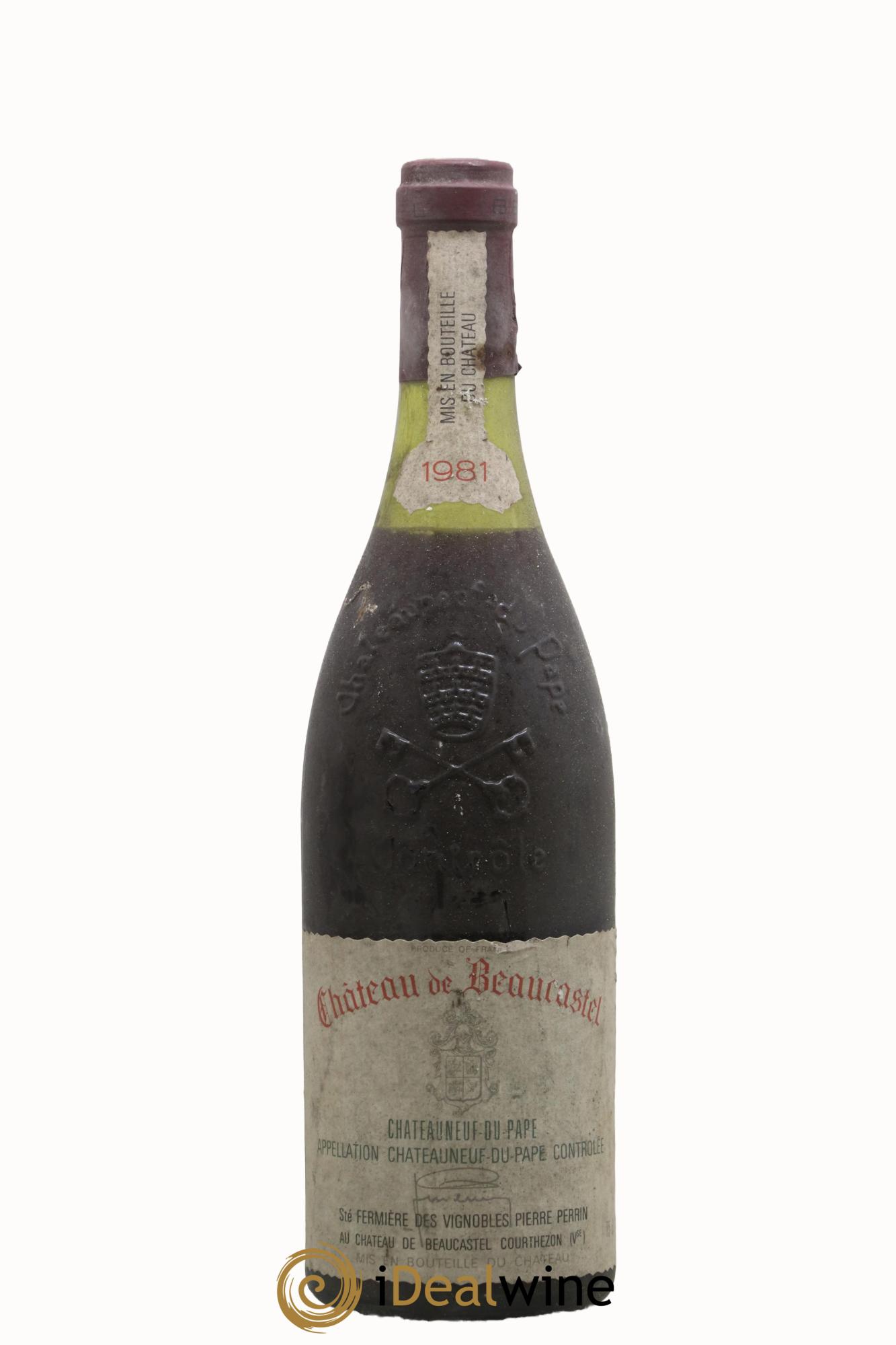 Châteauneuf-du-Pape Château de Beaucastel Famille Perrin 1981 - Lot de 1 bouteille - 0