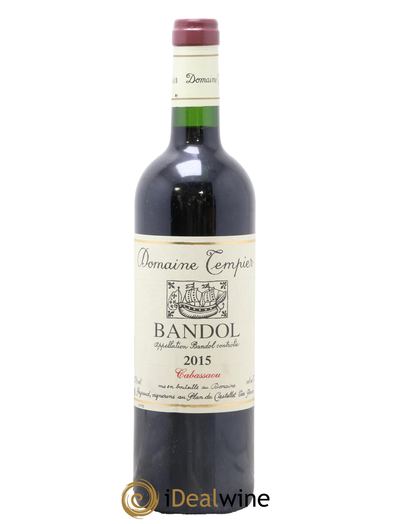 Bandol Domaine Tempier Cuvée Cabassaou Famille Peyraud 2015 - Lot of 1 bottle - 0