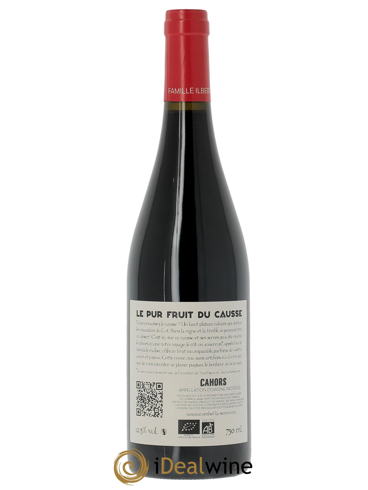 Cahors  Le Pur Fruit du Causse Château Combel La Serre  2023 - Lot of 1 bottle - 1