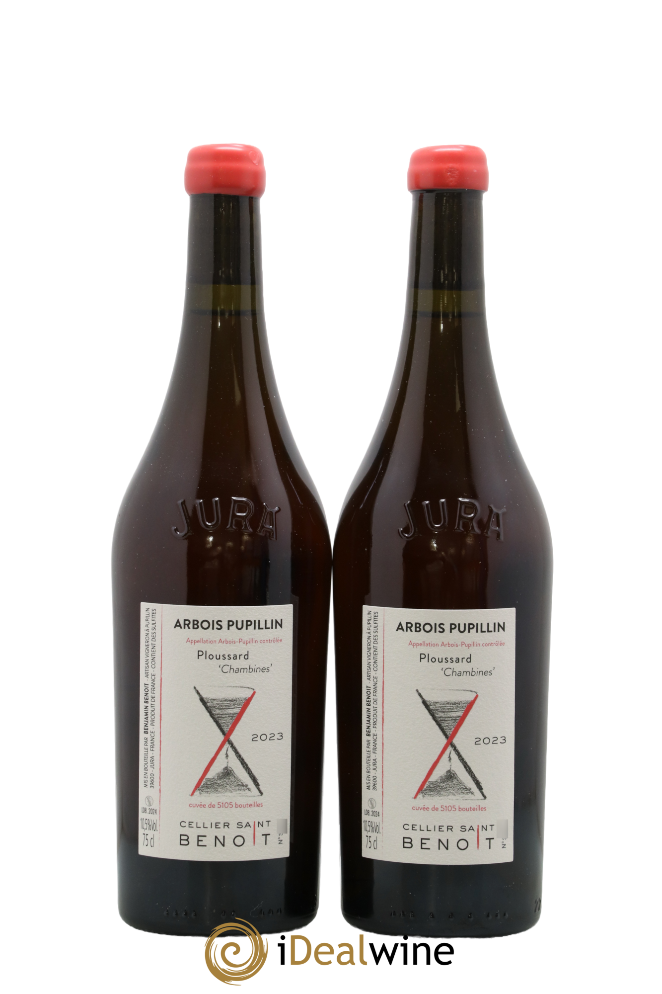 Arbois-Pupillin Ploussard Chambines Cellier Saint Benoît 2023 - Lot de 2 bouteilles - 0