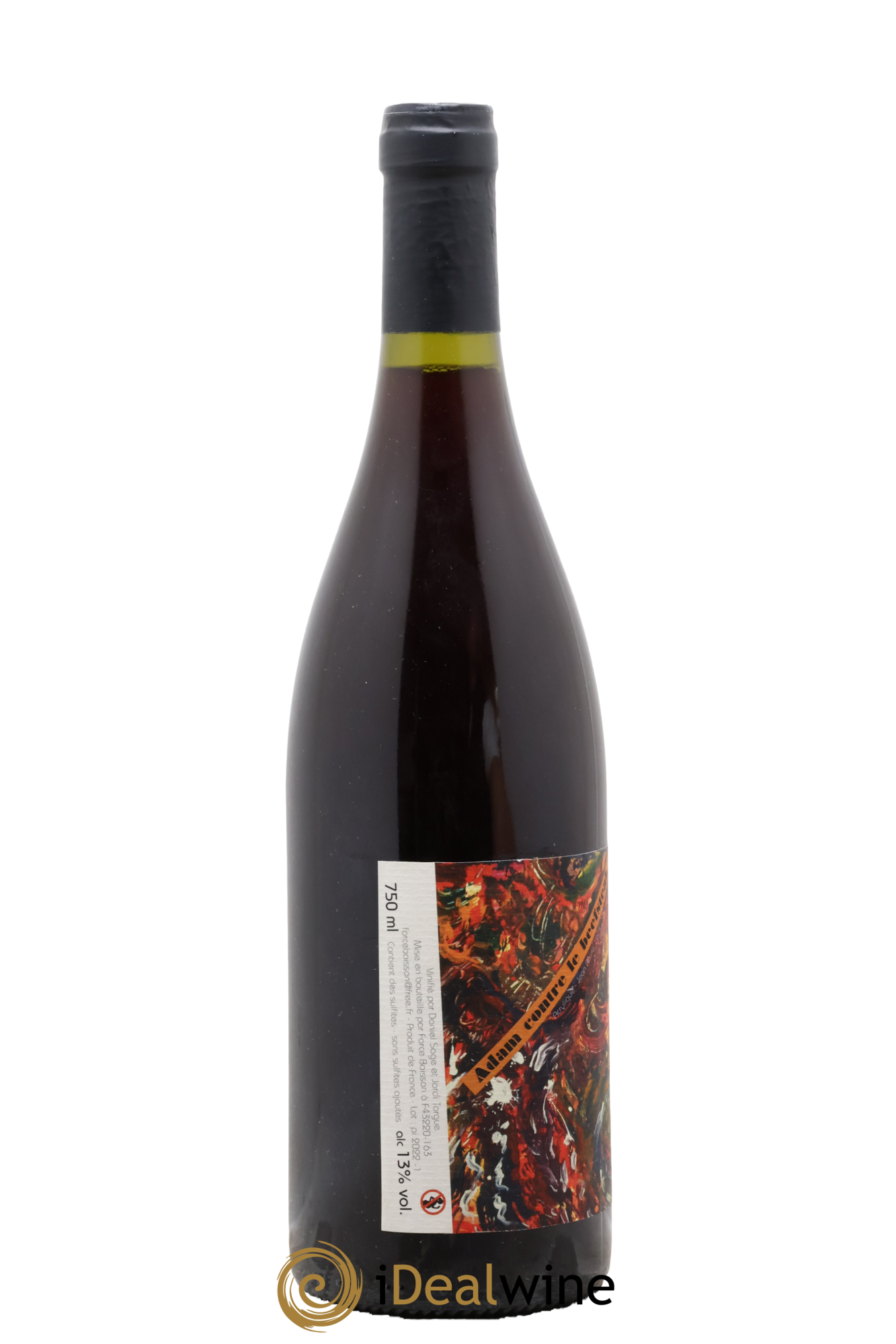 Vin de France Adam Contre le Beefsteak Daniel Sage 2021 - Lotto di 1 bottiglia - 1