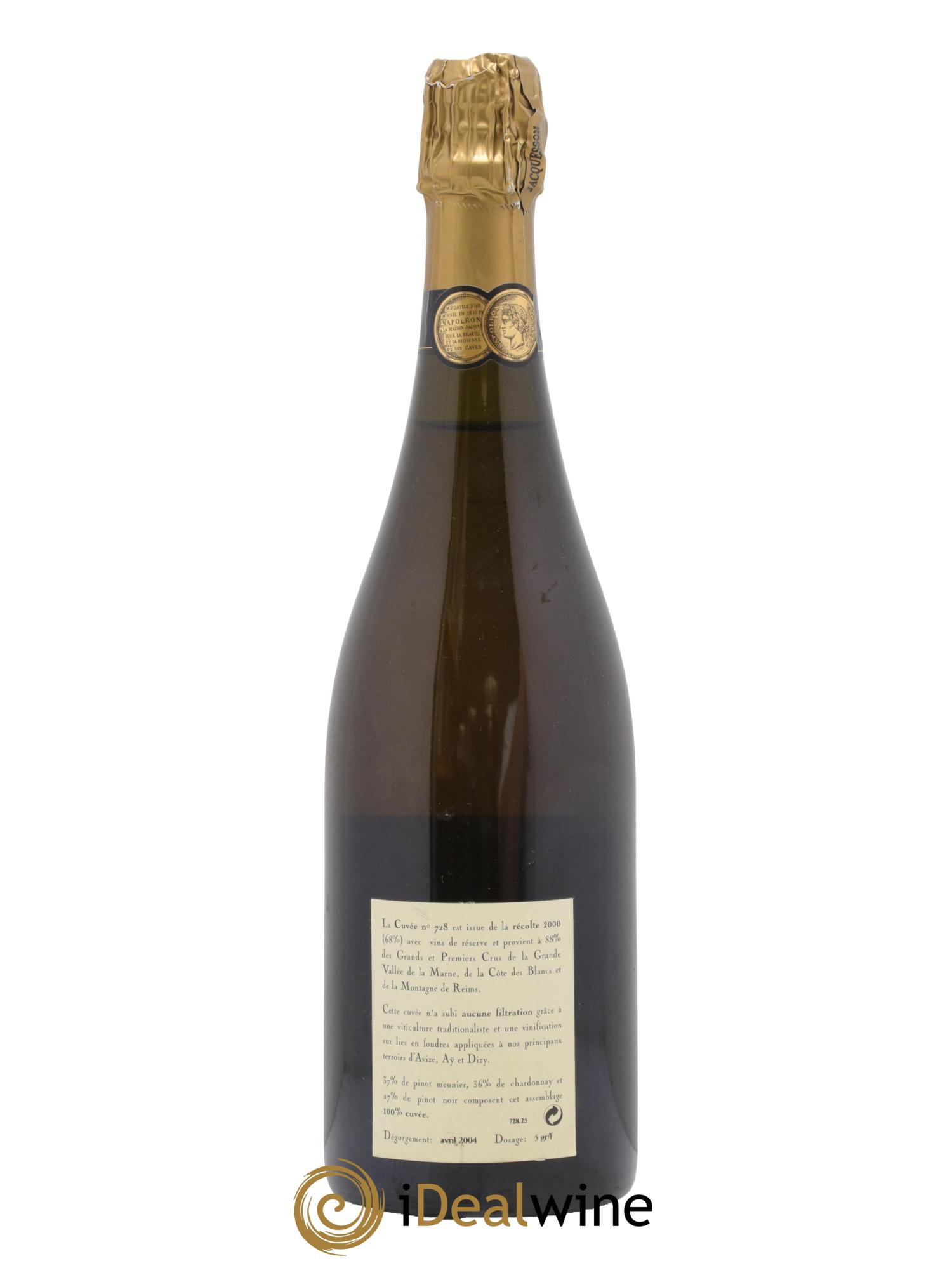 Cuvée 728 Jacquesson - Lot de 1 bouteille - 1