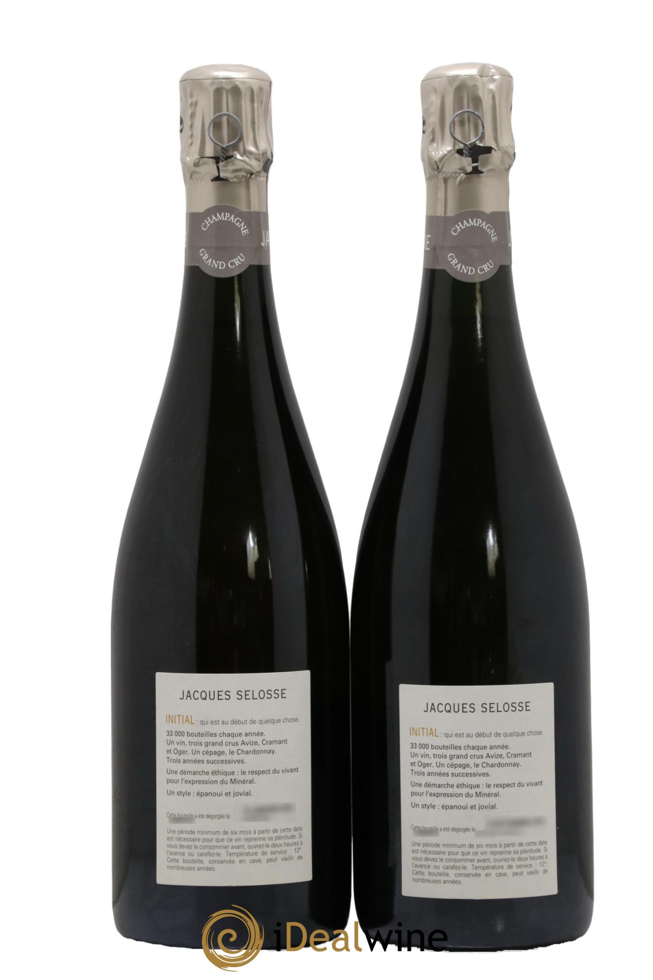 Initial Brut Jacques Selosse  - Lot of 2 bottles - 1