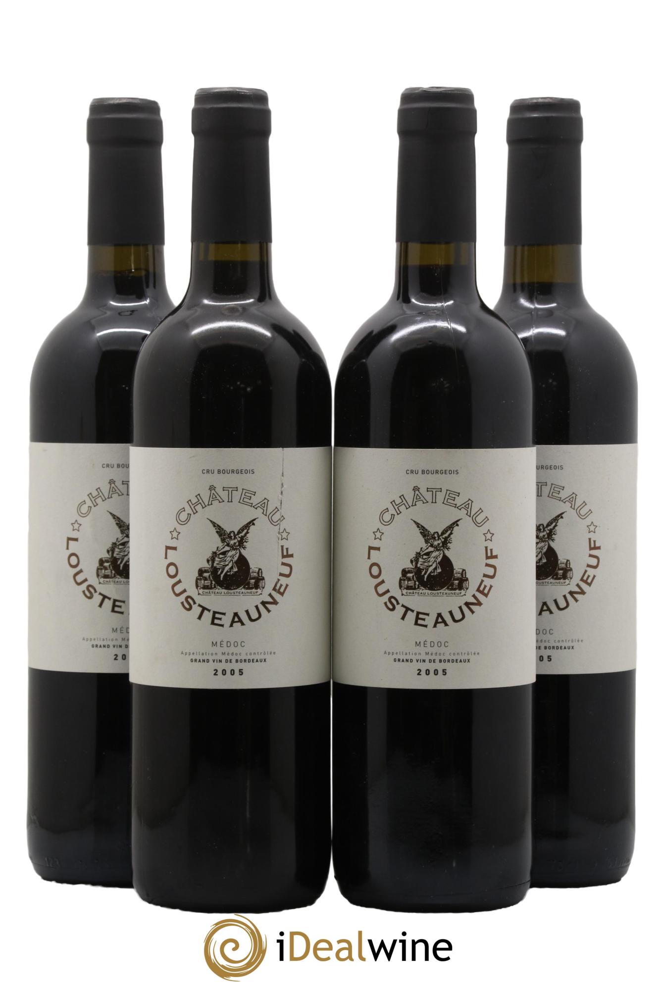 Médoc Château Lousteauneuf 2005 - Lot de 4 bouteilles - 0
