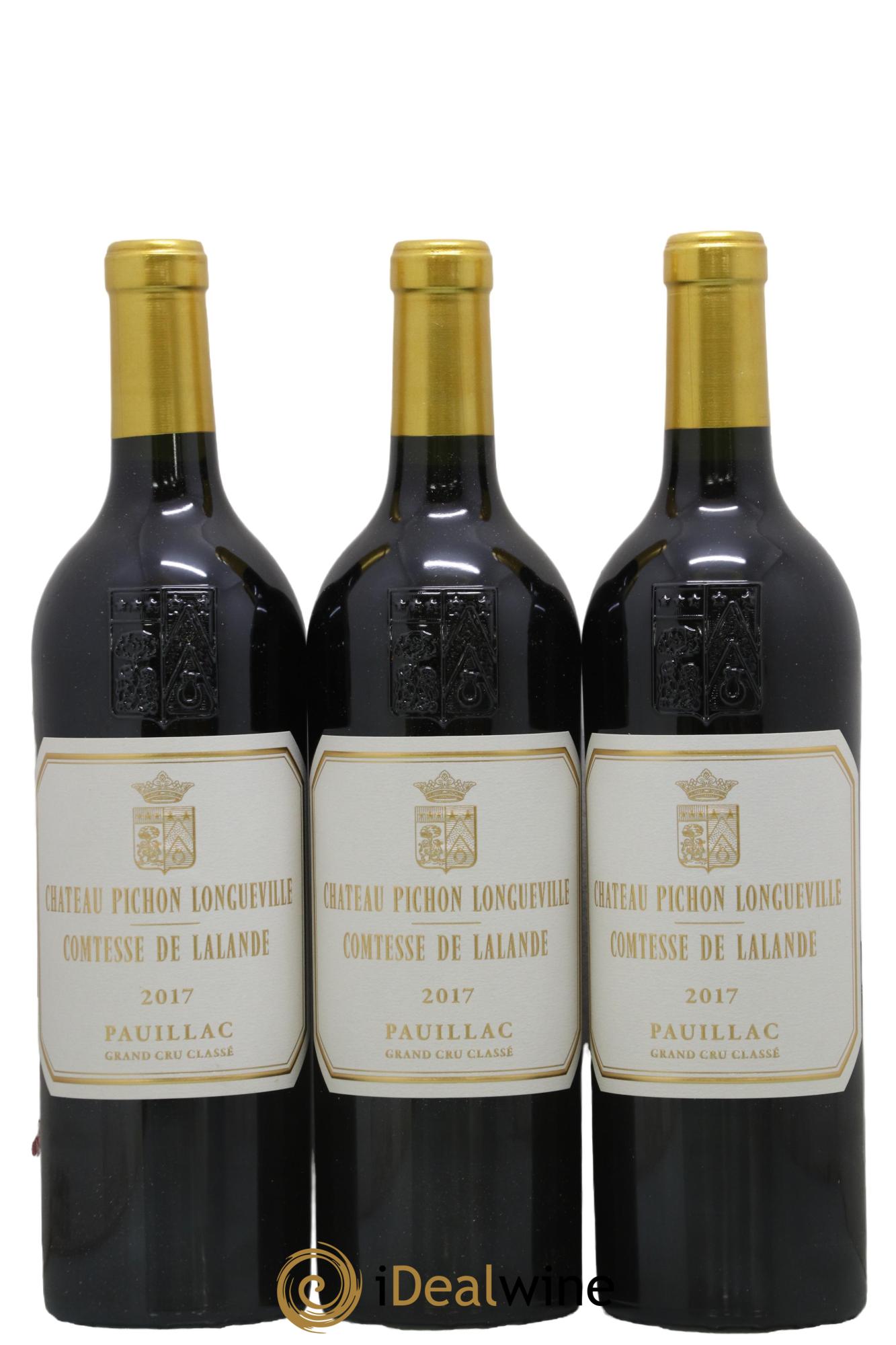 Château Pichon Longueville Comtesse de Lalande 2ème Grand Cru Classé 2017 - Lot de 3 bouteilles - 0