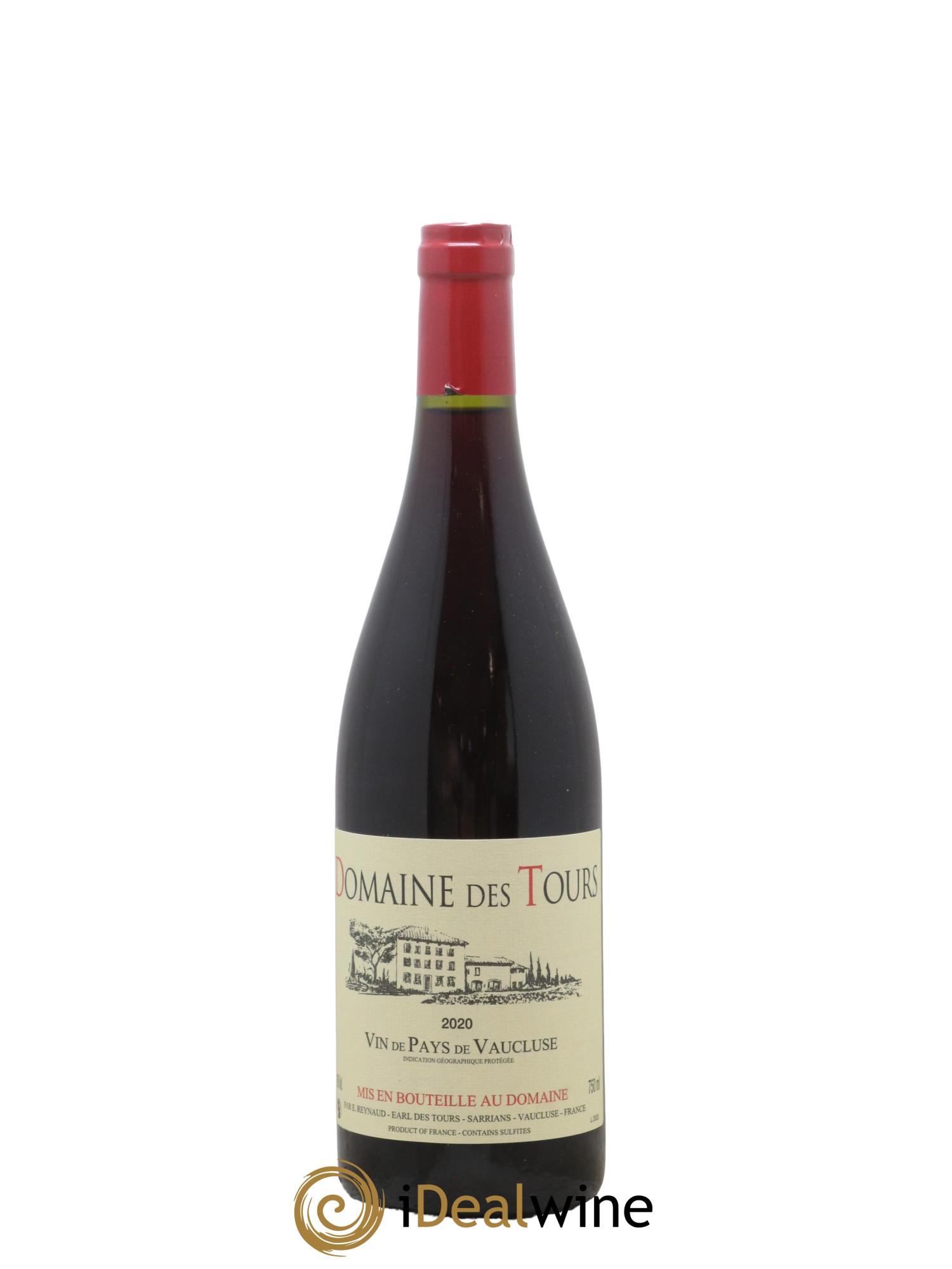 Vaucluse (Vin de Pays de Vaucluse) Domaine des Tours Emmanuel Reynaud 2020 - Lot de 1 bouteille - 0