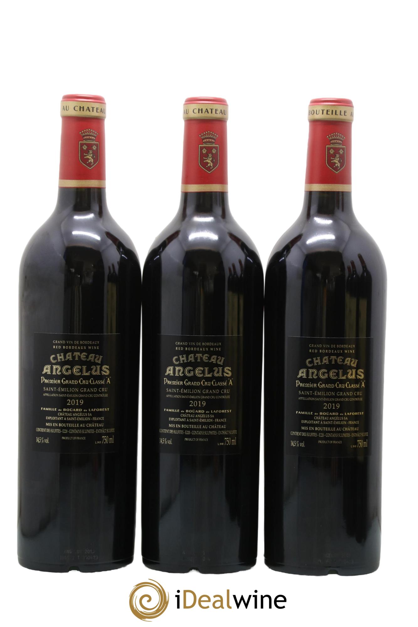 Château Angélus 1er Grand Cru Classé A 2019 - Lotto di 6 bottiglie - 2