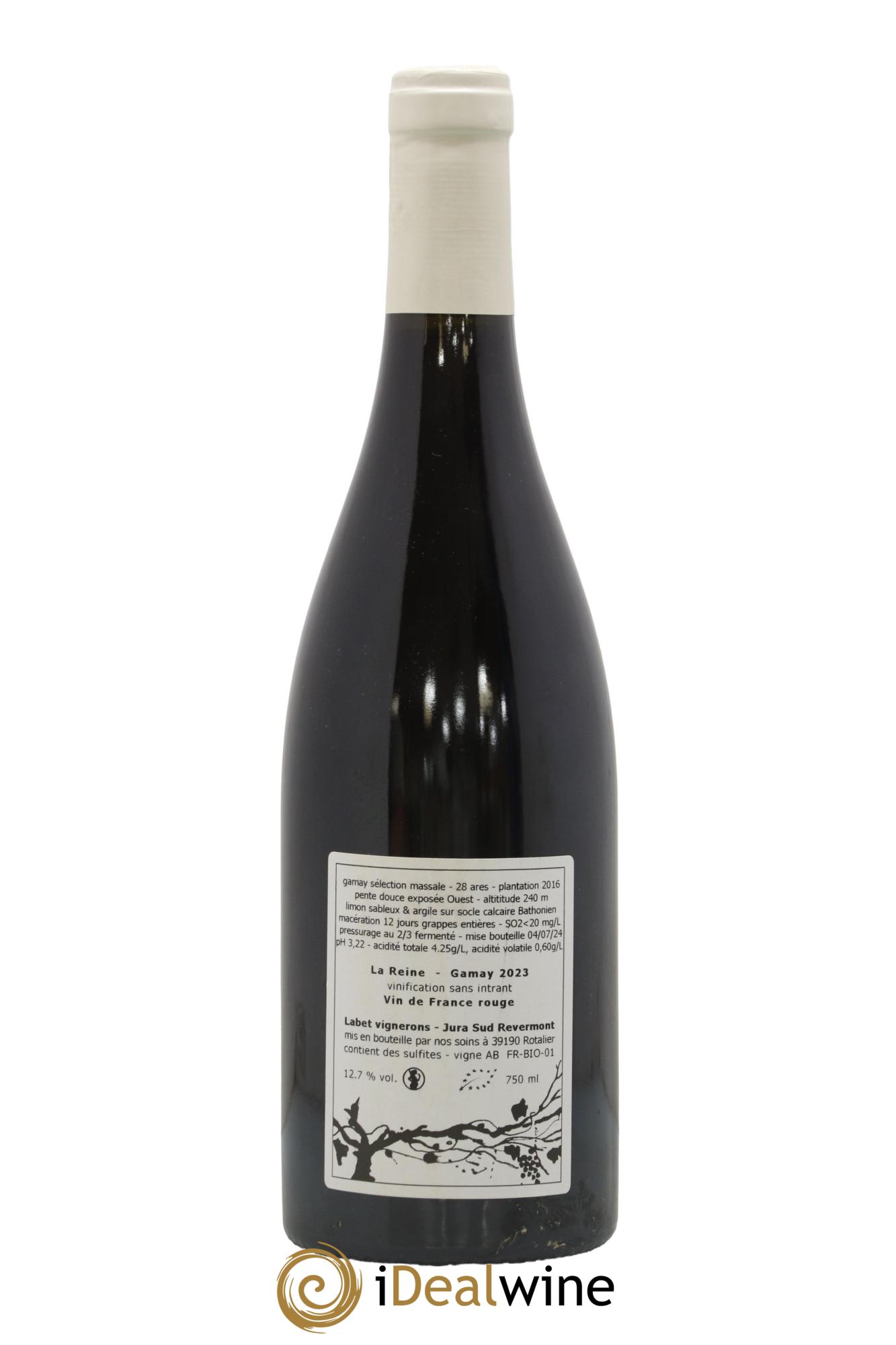 Vin de France Gamay La Reine Labet (Domaine) 2023 - Lotto di 1 bottiglia - 1