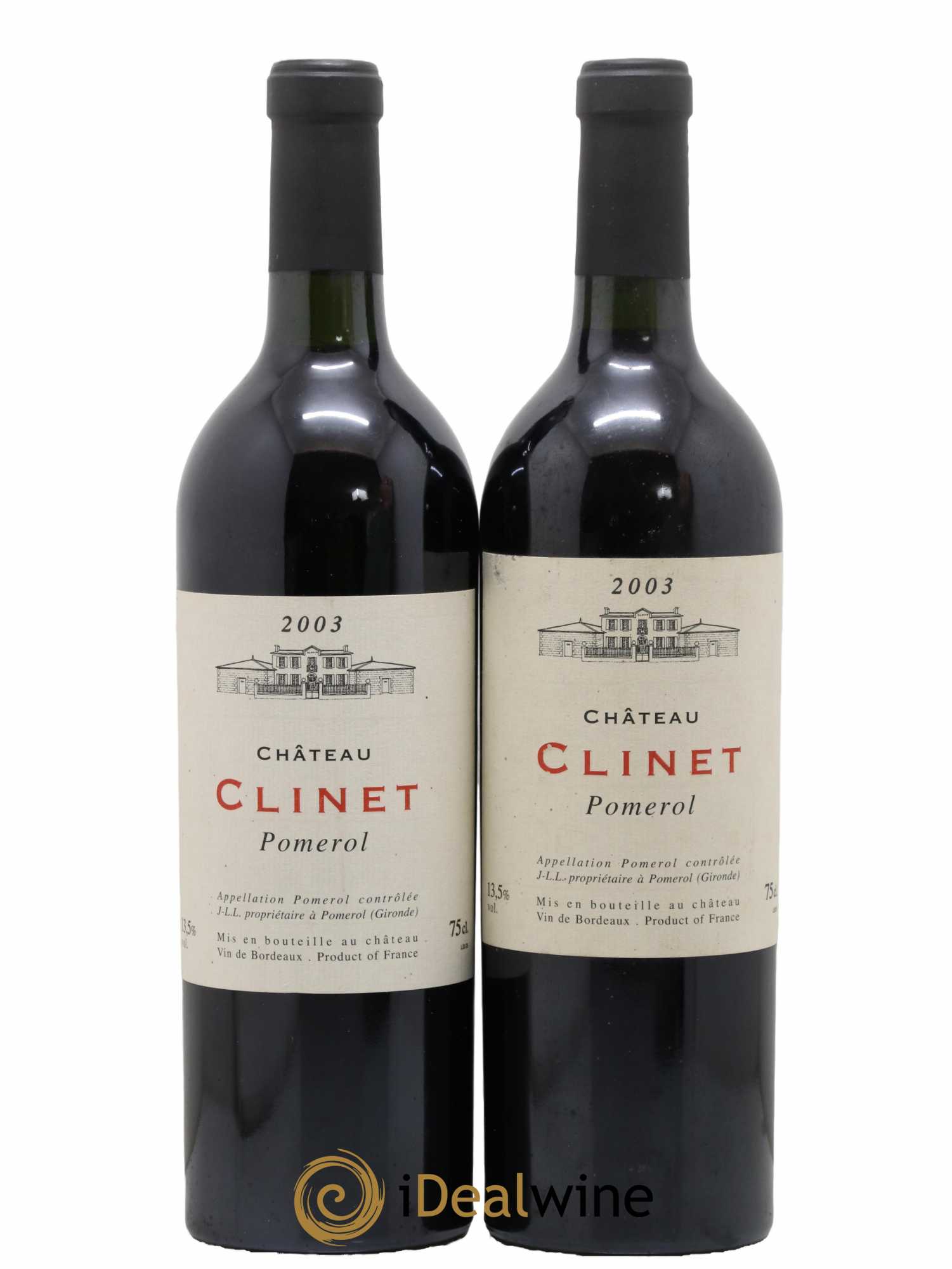 Château Clinet 2003 - Posten von 2 Flaschen - 0