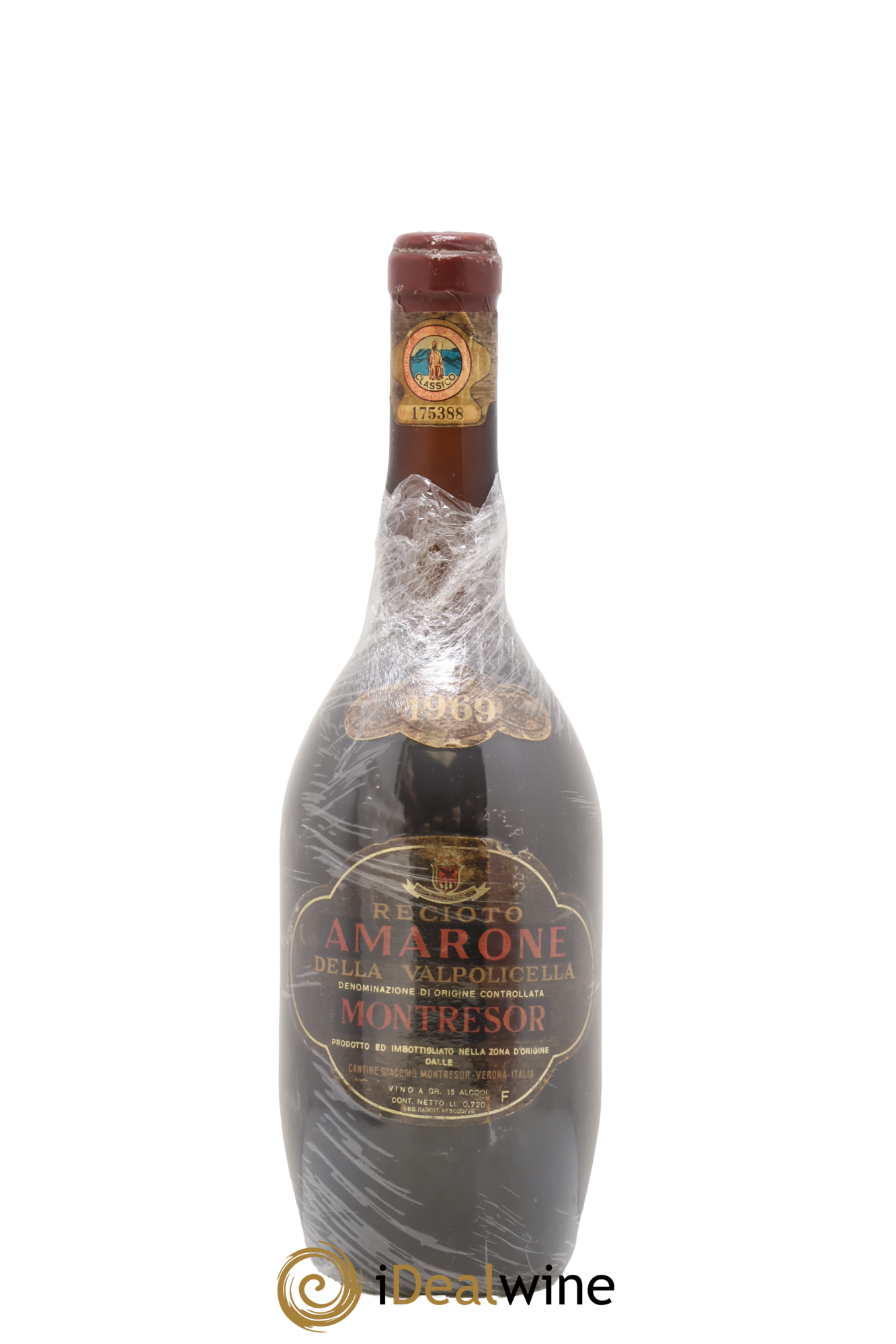 Vénétie Recioto della Valpolicella Montresor 1969 - Lot de 1 bouteille - 0
