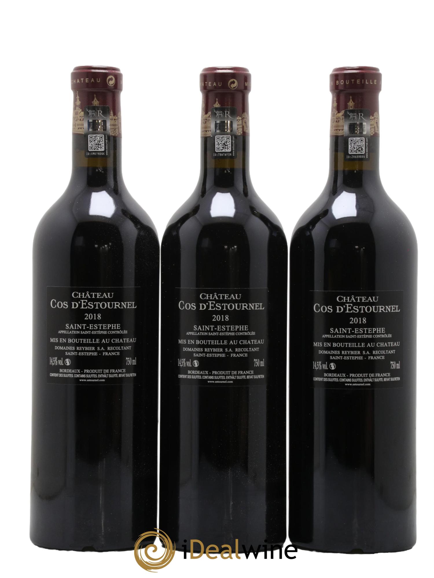 Cos d'Estournel 2ème Grand Cru Classé 2018 - Posten von 6 Flaschen - 4