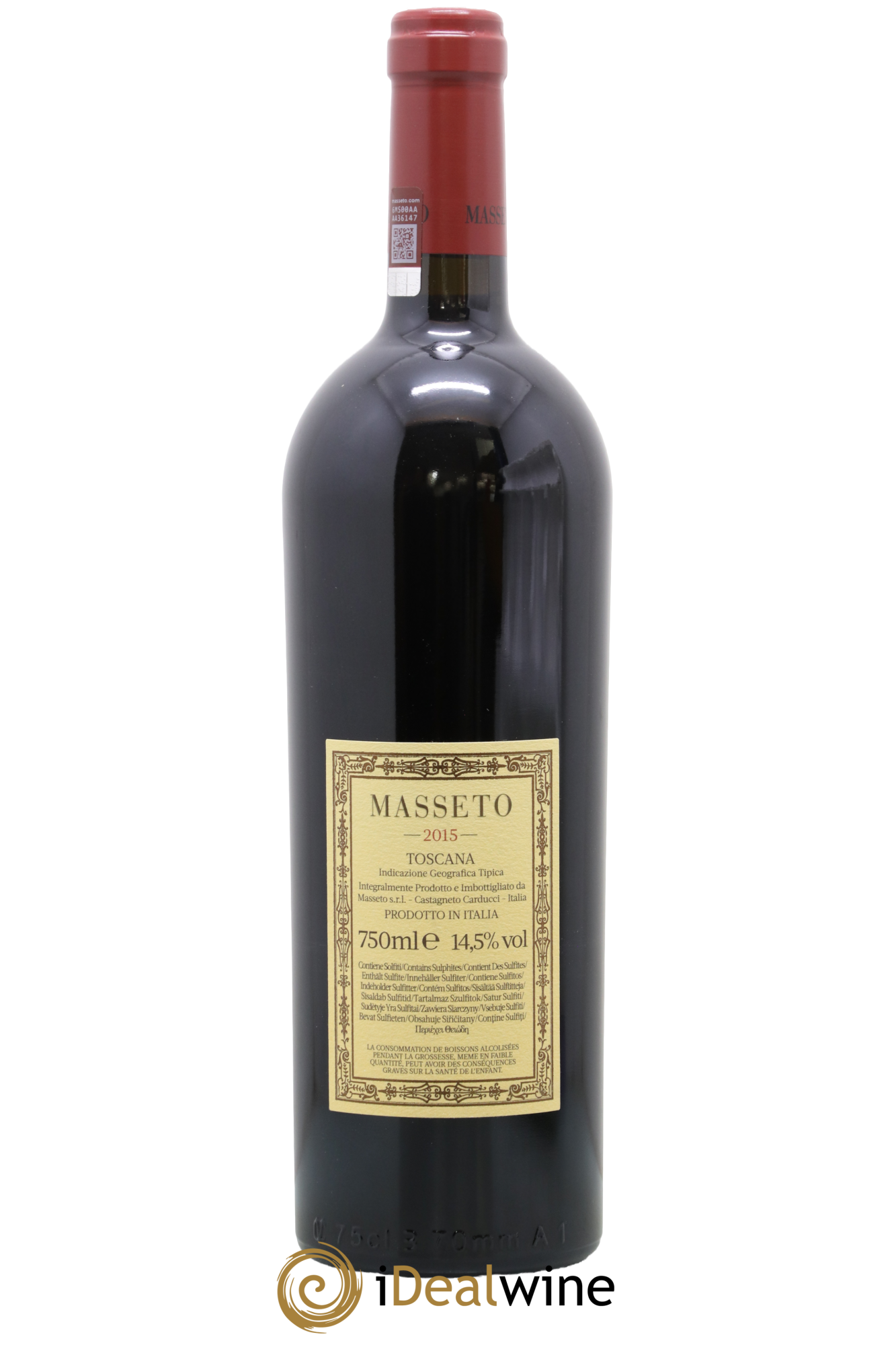Toscana IGT Tenuta Dell'Ornellaia Masseto Frescobaldi 2015 - Lot of 1 bottle - 1