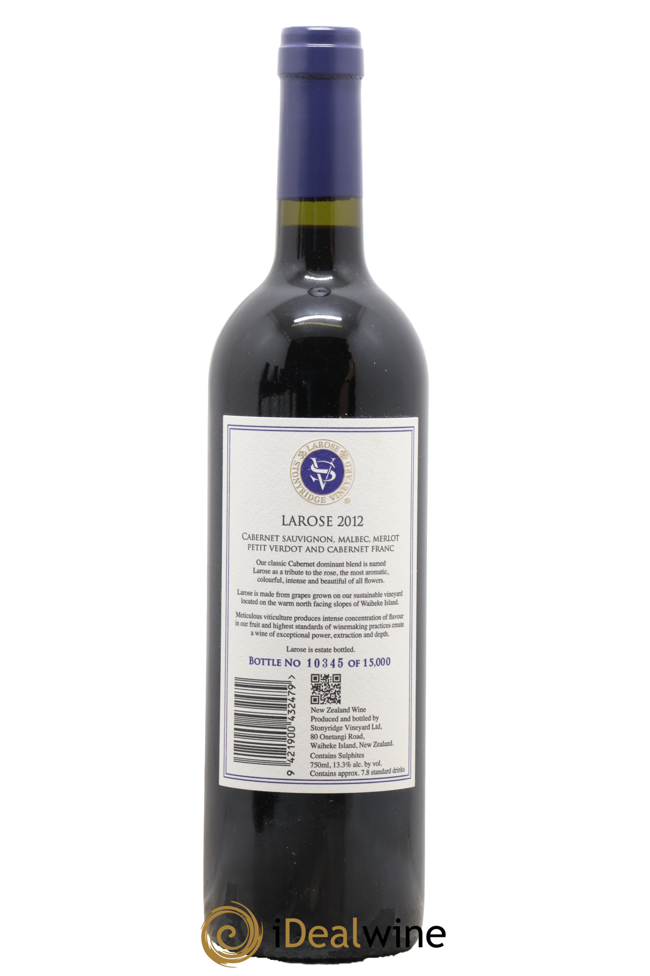Nouvelle Zélande Waiheke Island Larose Stonyridge Vineyard 2012 - Lot of 1 bottle - 1