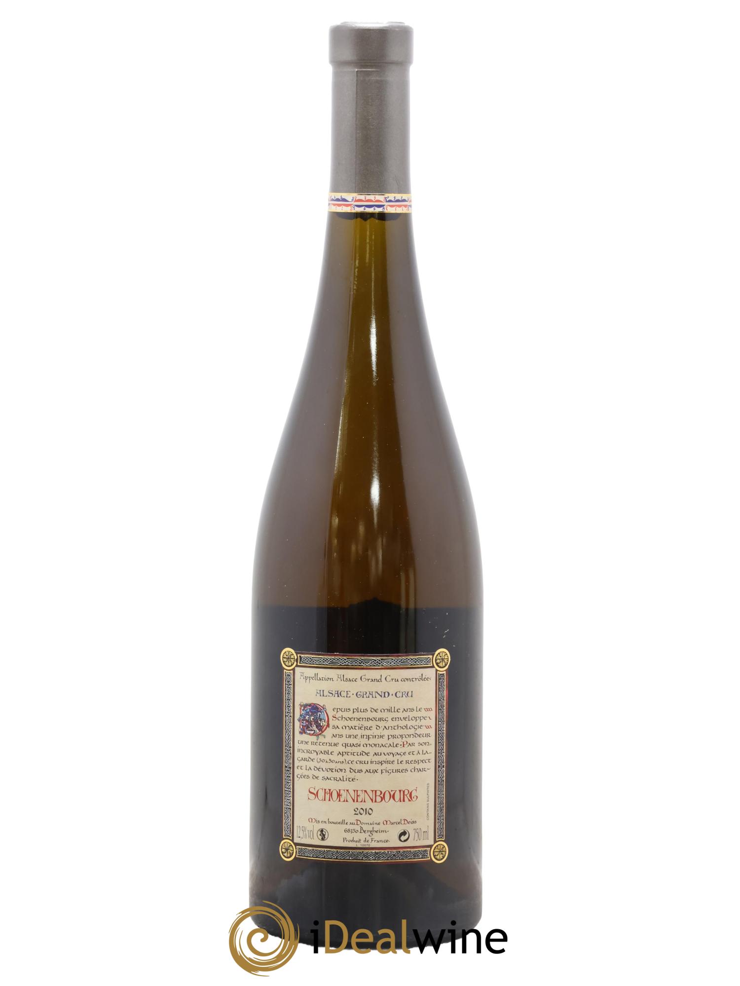 Alsace Grand Cru Schoenenbourg Marcel Deiss (Domaine) 2010 - Lot of 1 bottle - 1