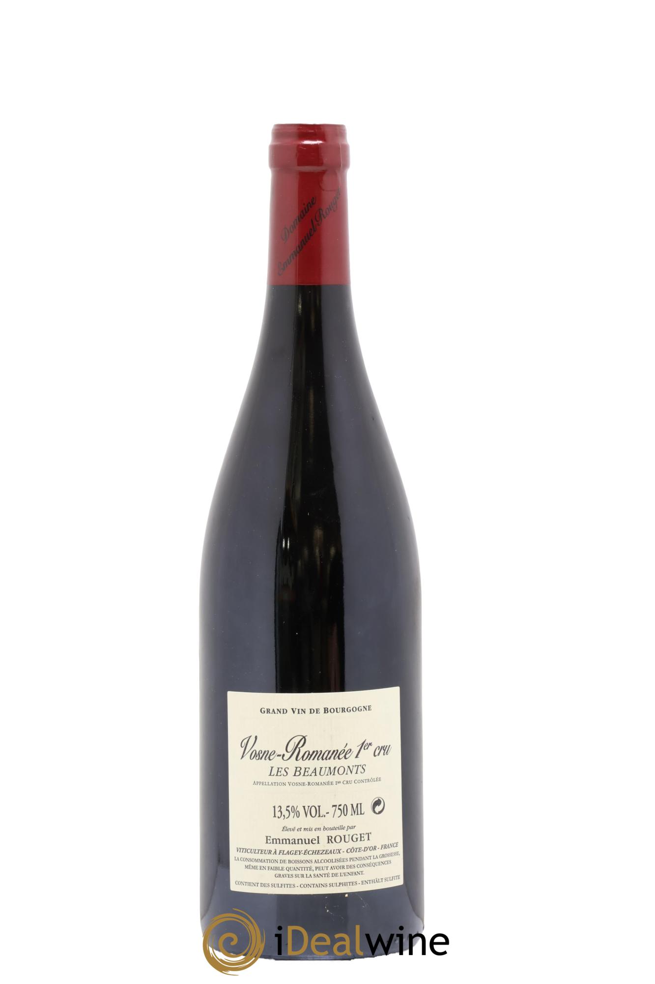 Vosne-Romanée 1er Cru Les Beaumonts Emmanuel Rouget 2018 - Lot de 1 bouteille - 1
