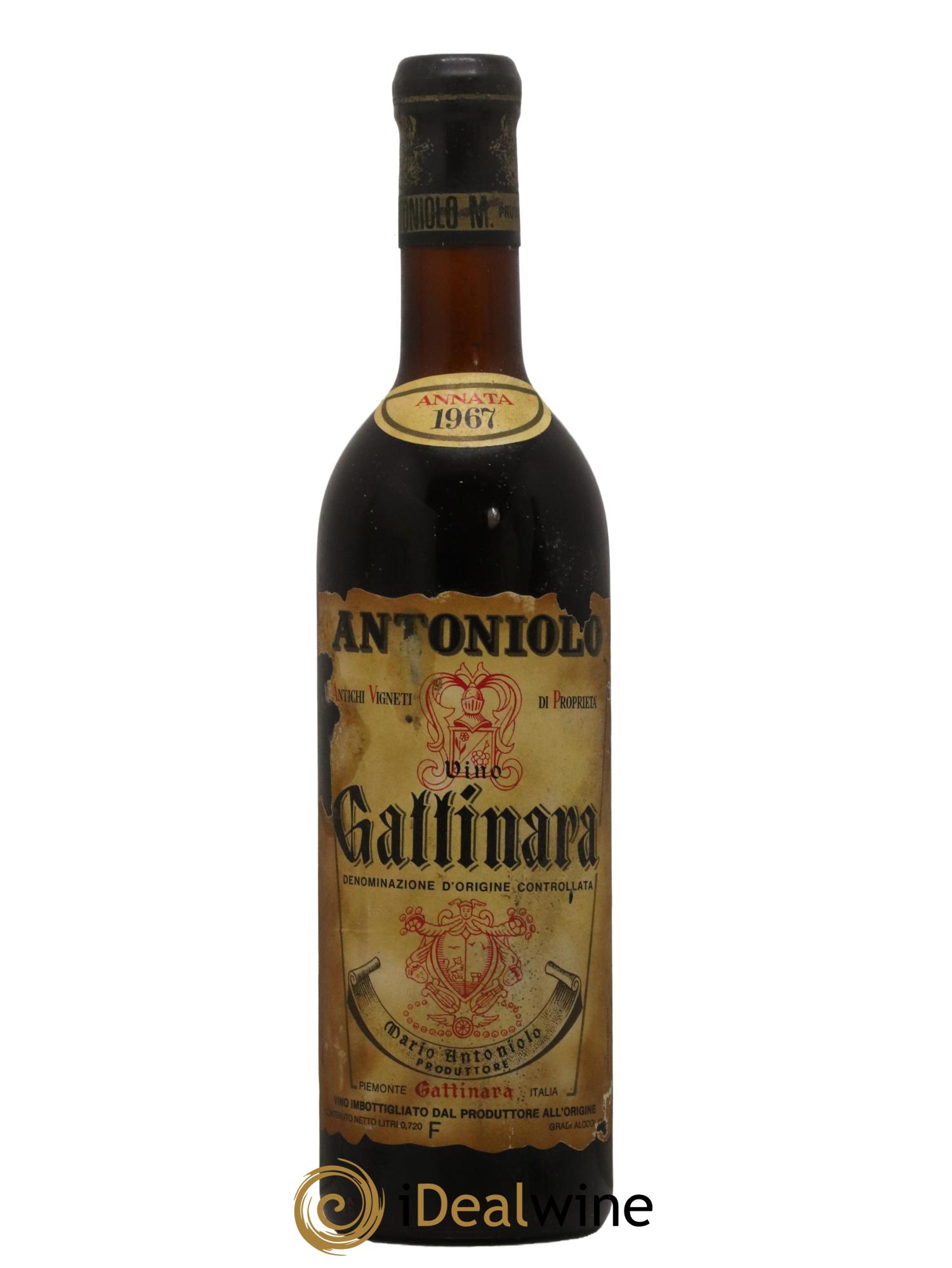Gattinara DOCG Azienda Antoniolo 1967 - Lot de 1 bouteille - 0
