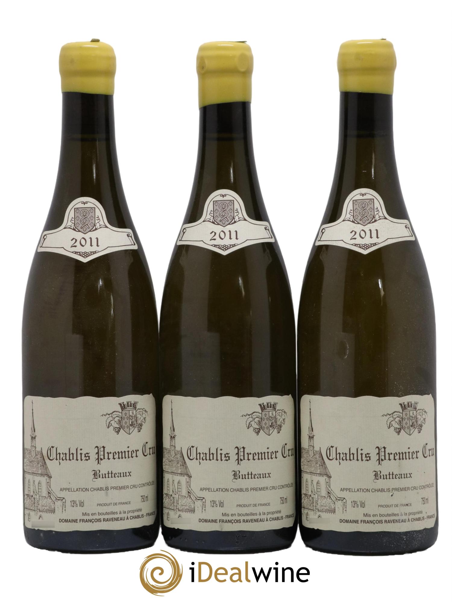 Chablis 1er Cru Butteaux Raveneau (Domaine) 2011 - Lot de 3 bouteilles - 0