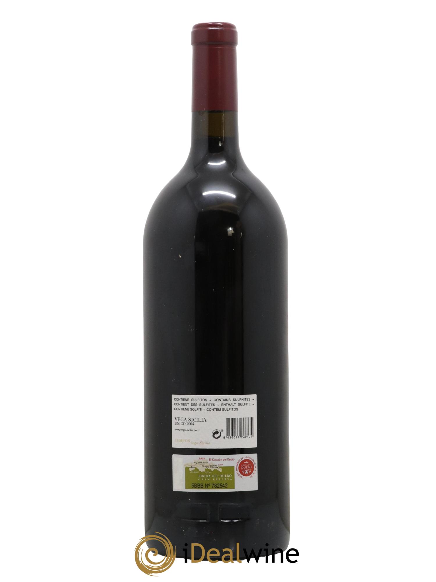Ribera Del Duero DO Vega Sicilia Unico Famille Alvarez 2004 - Lot de 1 magnum - 1