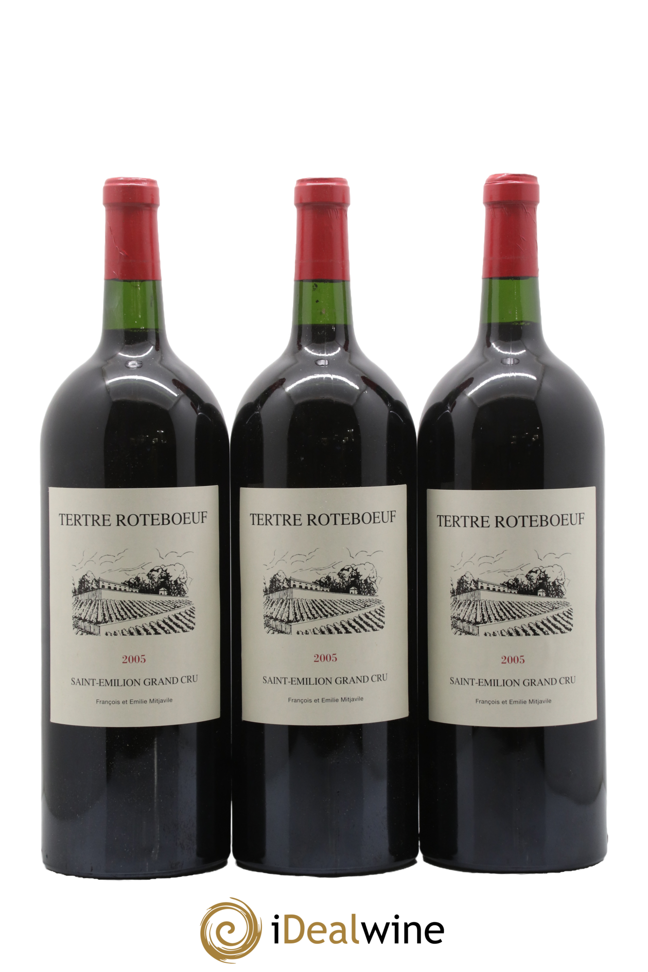 Château Tertre Roteboeuf 2005 - Lot of 6 magnums - 3
