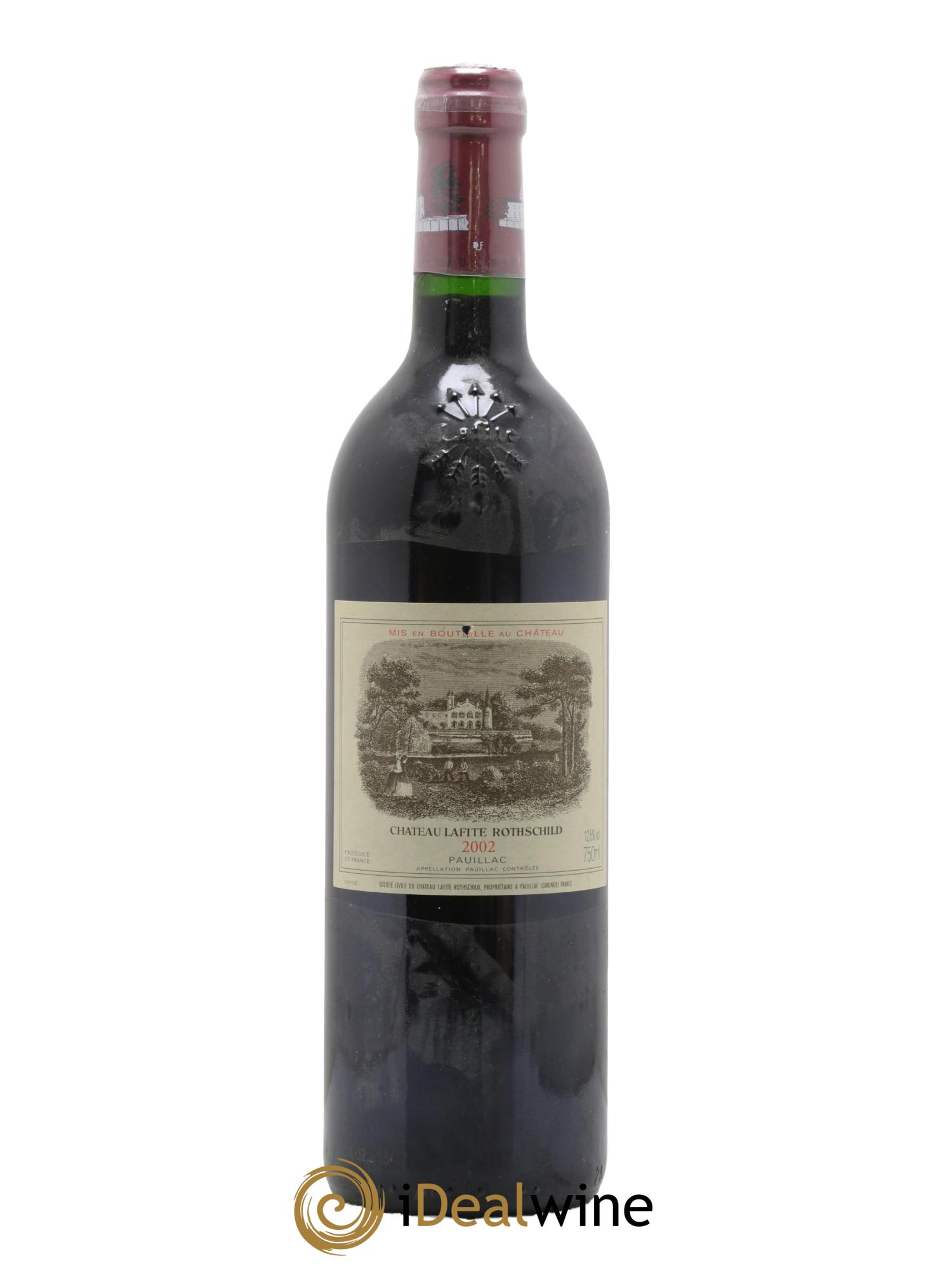 Château Lafite Rothschild 1er Grand Cru Classé 2002 - Lot de 1 bouteille - 0