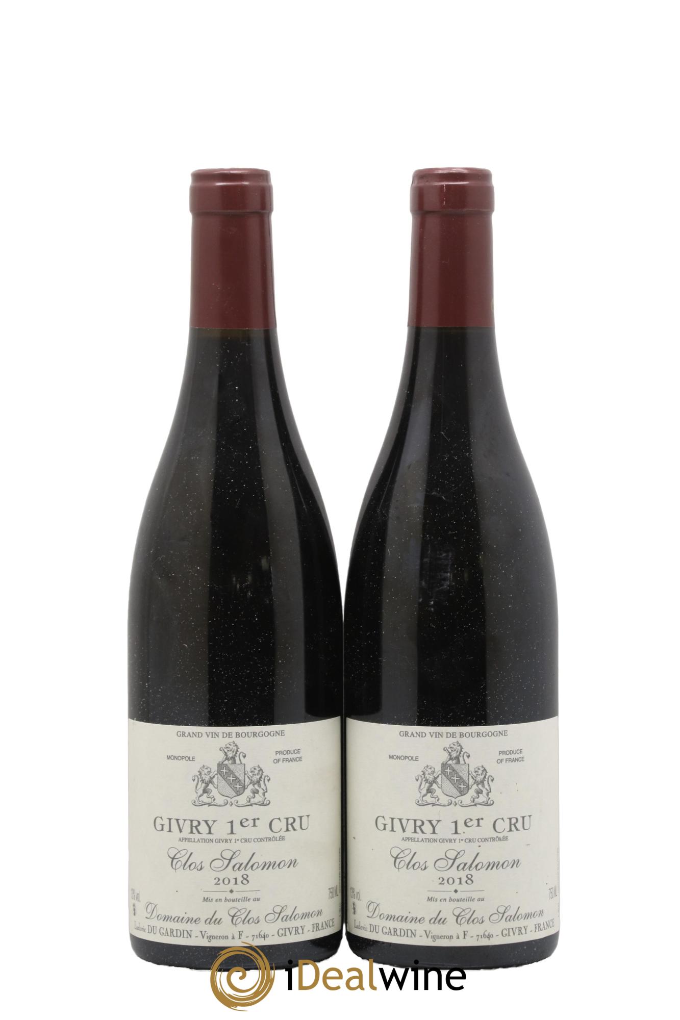 Givry 1er Cru Clos Salomon Clos Salomon 2018 - Lot of 2 bottles - 0
