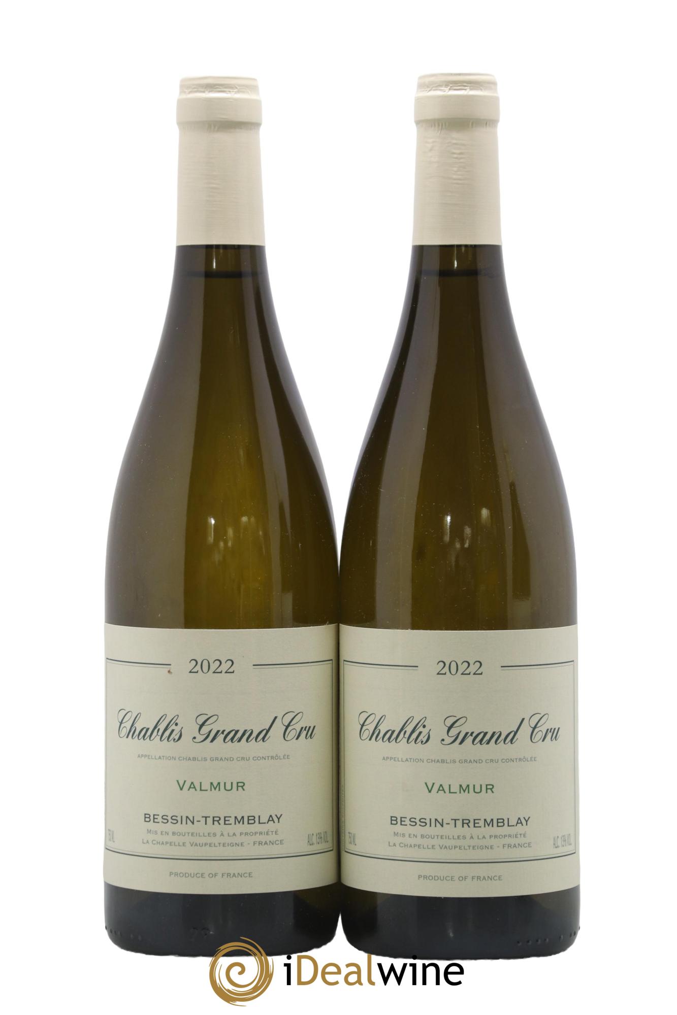 Chablis Grand Cru Valmur Bessin-Tremblay 2022 - Posten von 2 Flaschen - 0