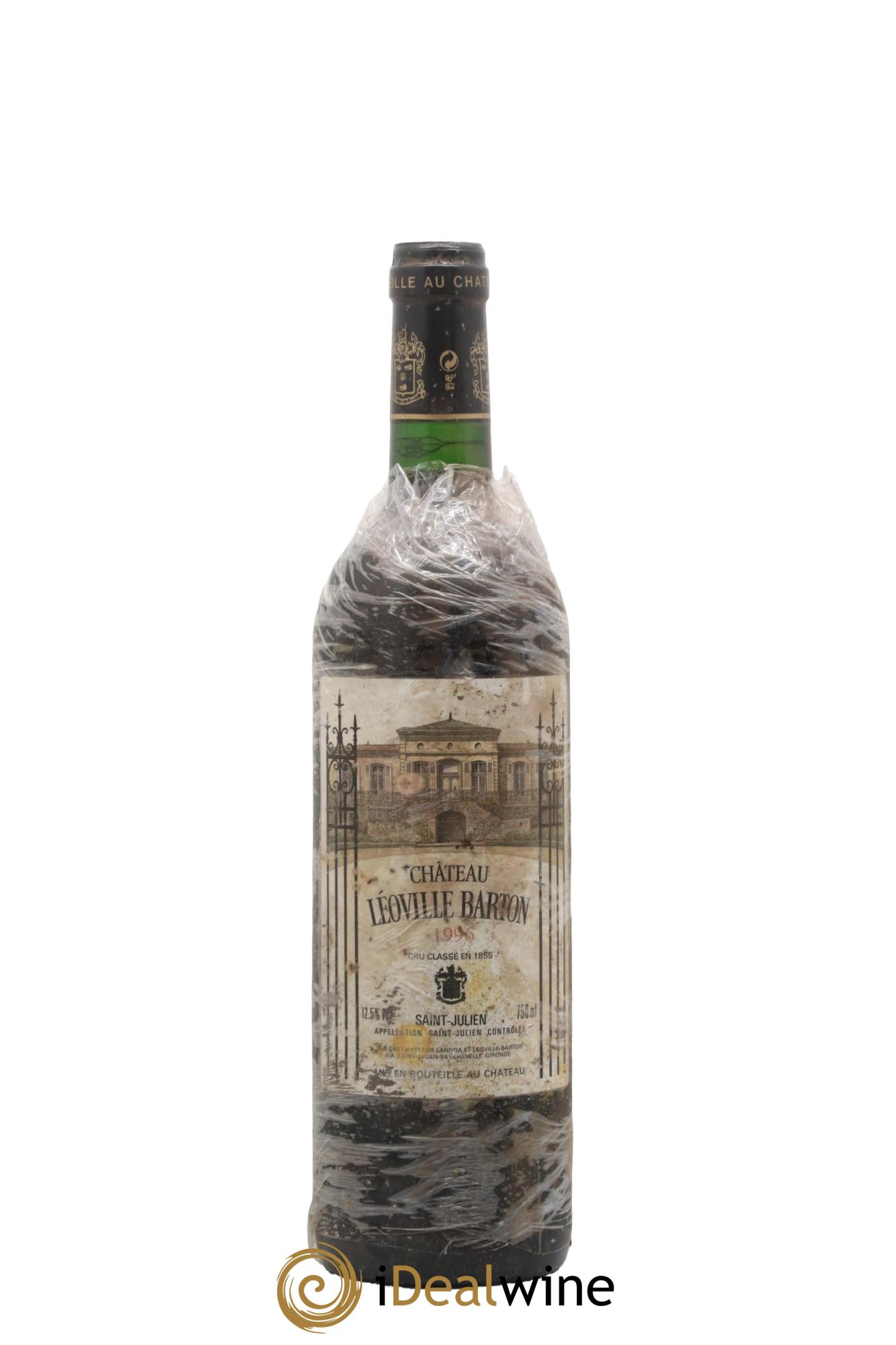 Château Léoville Barton 2ème Grand Cru Classé 1996 - Lot de 1 bouteille - 0