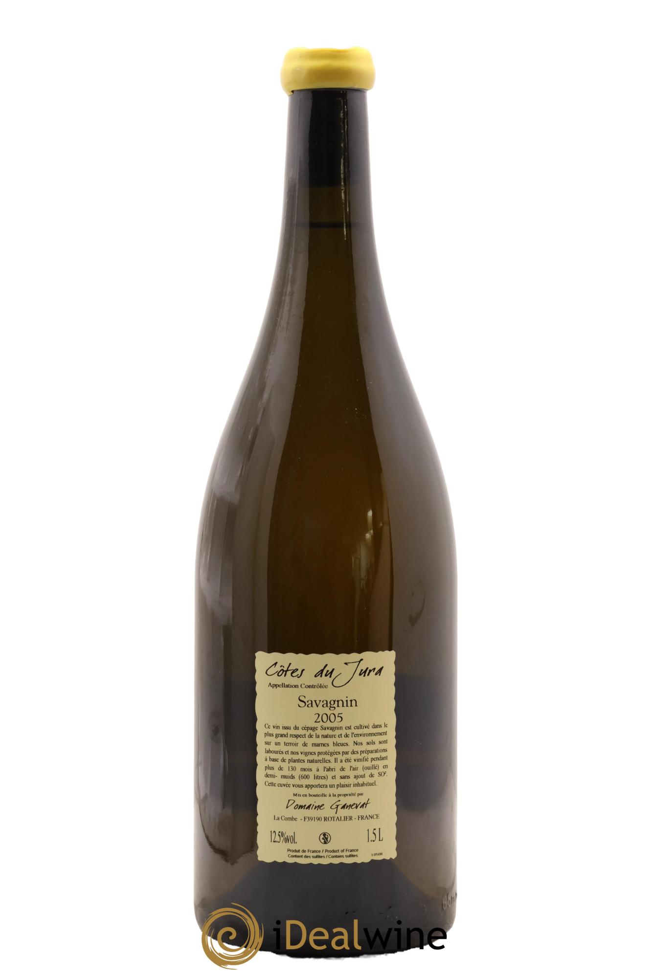 Côtes du Jura Les Vignes de mon Père Jean-François Ganevat (Domaine) 2005 - Lot de 1 magnum - 1