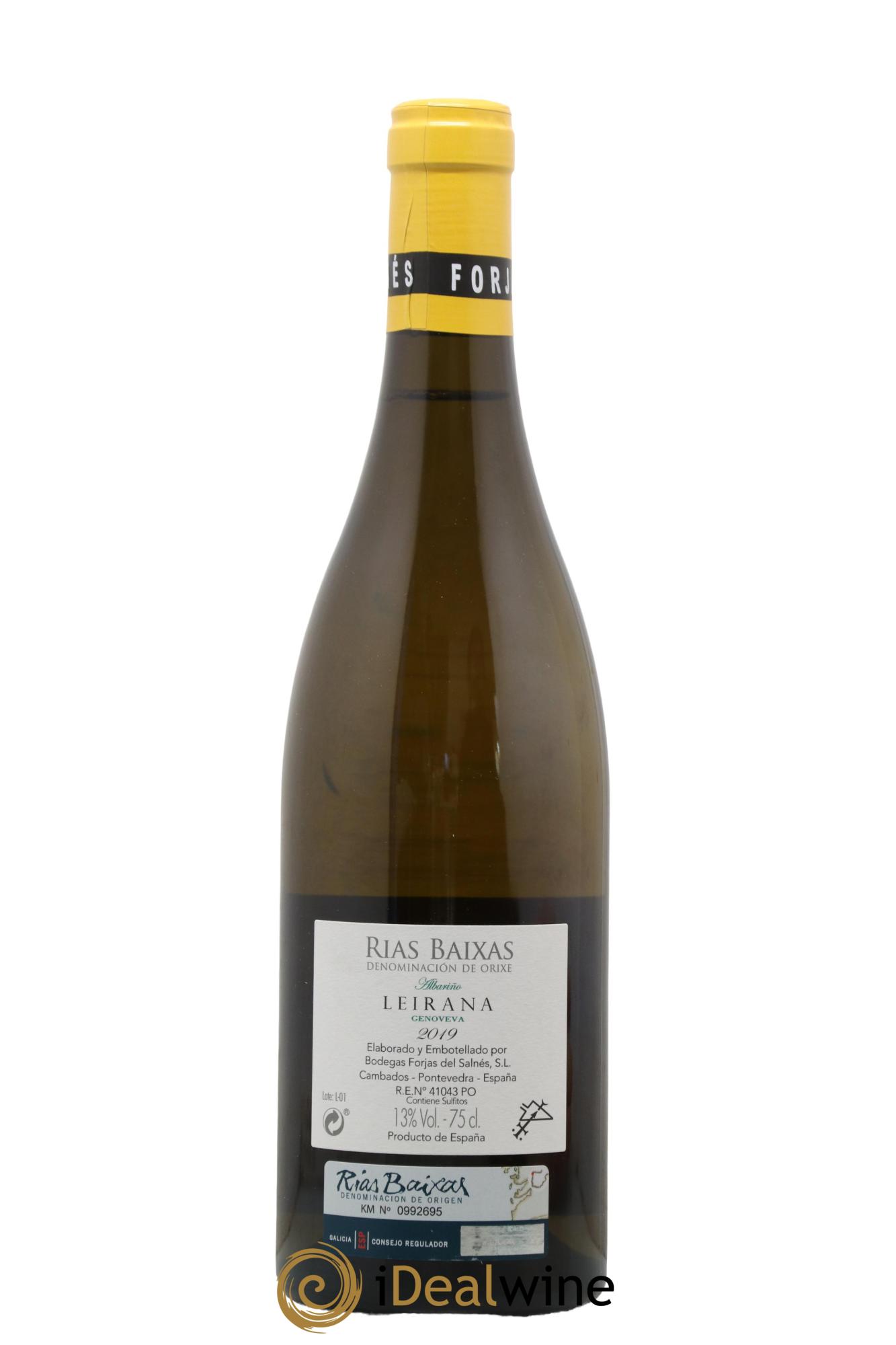 Rias Baixas DO Forjas del Salnés Leirana Genoveva 2019 - Posten von 1 Flasche - 1