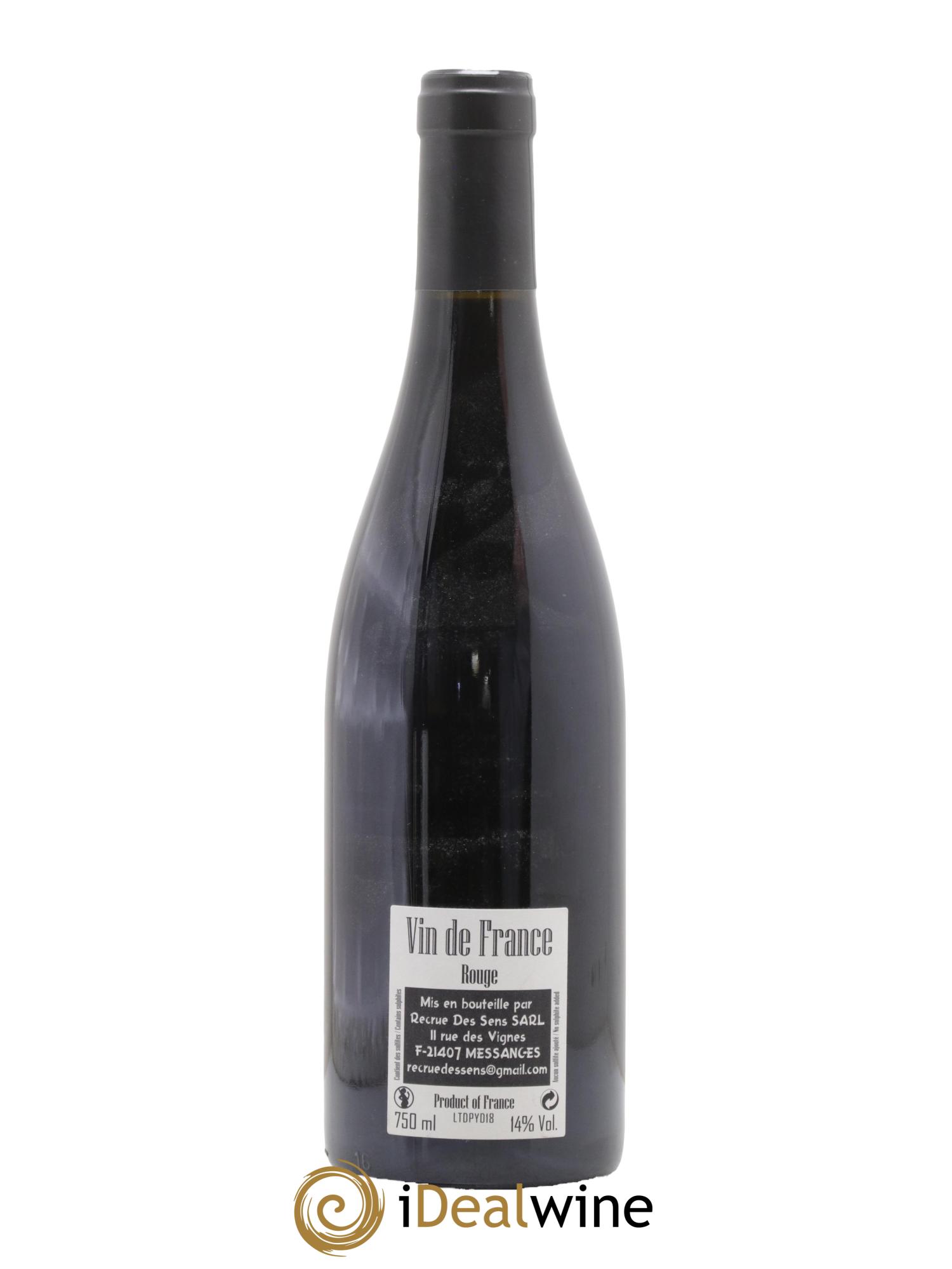 Vin de France Tête de Ponts Yann Durieux - Recrue des Sens Tête de Ponts Domaine Yann Durieux Recrue des Sens 2018 - Lotto di 1 bottiglia - 1