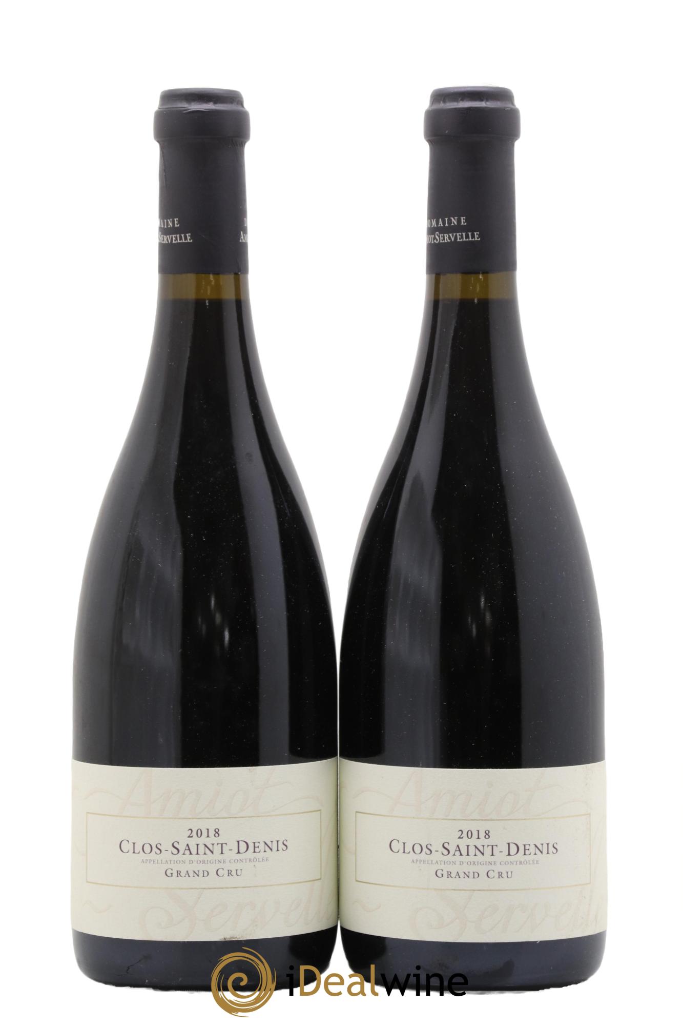 Clos Saint-Denis Grand Cru Amiot-Servelle 2018 - Lot of 2 bottles - 0