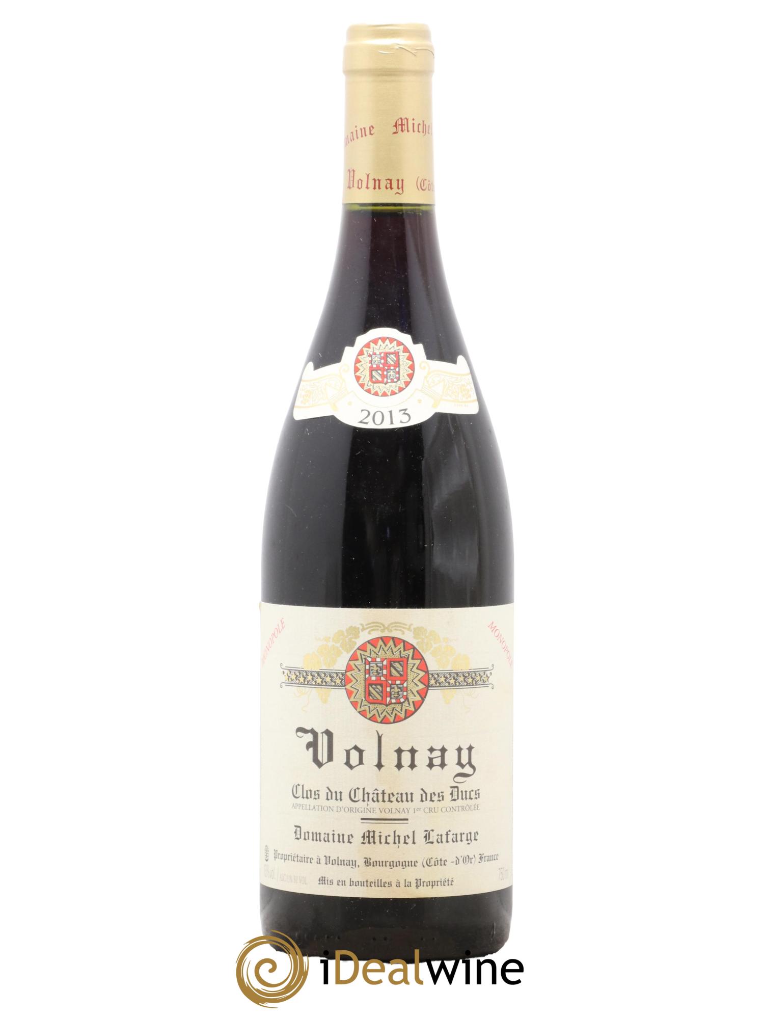 Volnay 1er Cru Clos du Château des Ducs Lafarge (Domaine) 2013 - Lot de 1 bouteille - 0