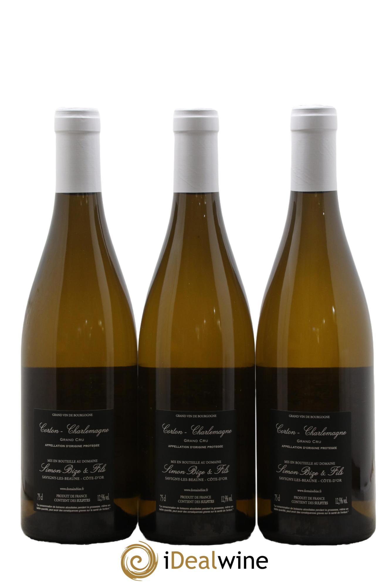 Corton-Charlemagne Grand Cru Simon Bize & Fils 2020 - Posten von 3 Flaschen - 1