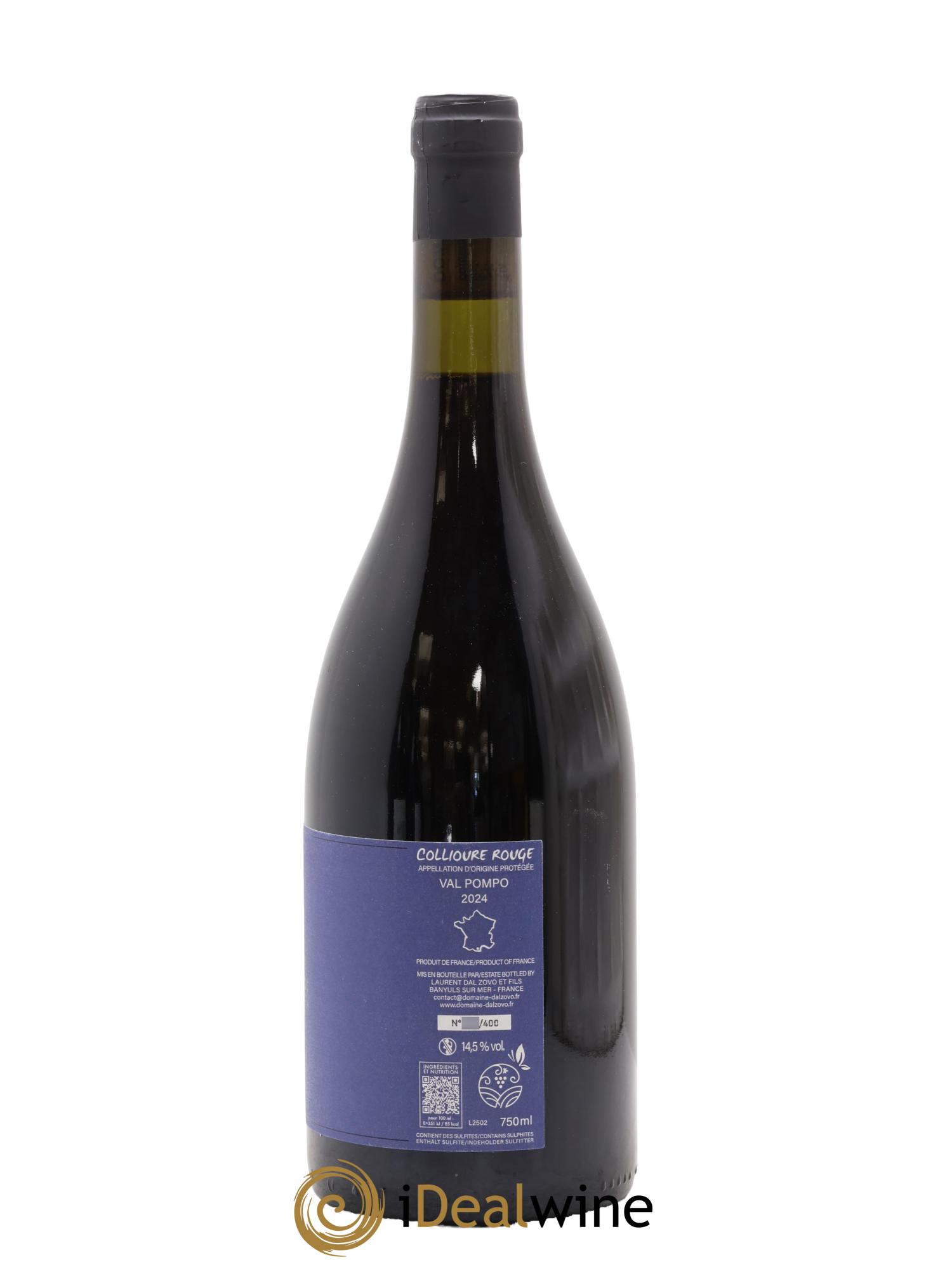 Collioure Le Coffre Domaine Dal Zovo 2024 - Lot of 1 bottle - 1