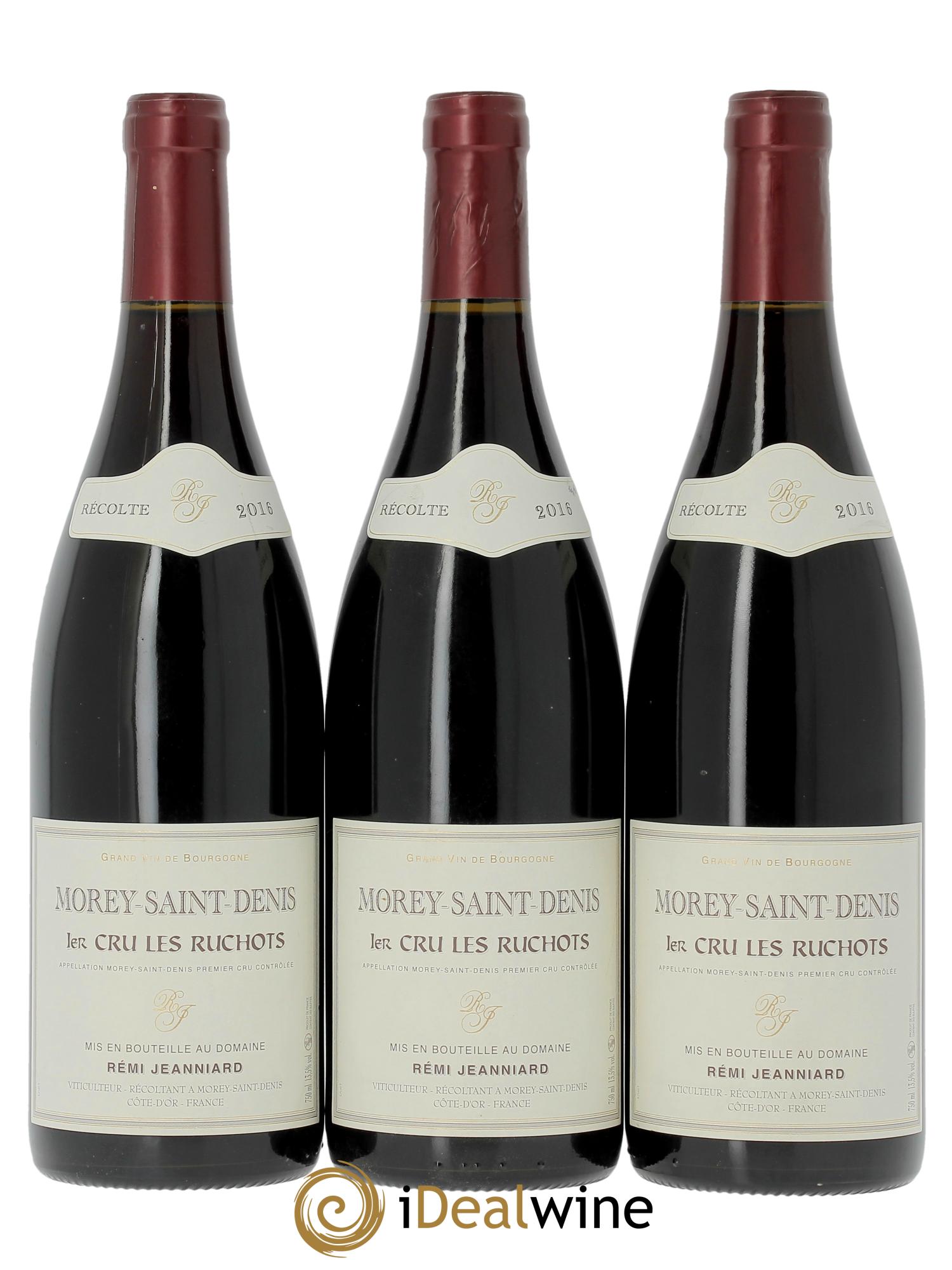 Morey-Saint-Denis 1er Cru Les Ruchots Rémi Jeanniard 2016 - Lot de 3 bouteilles - 0