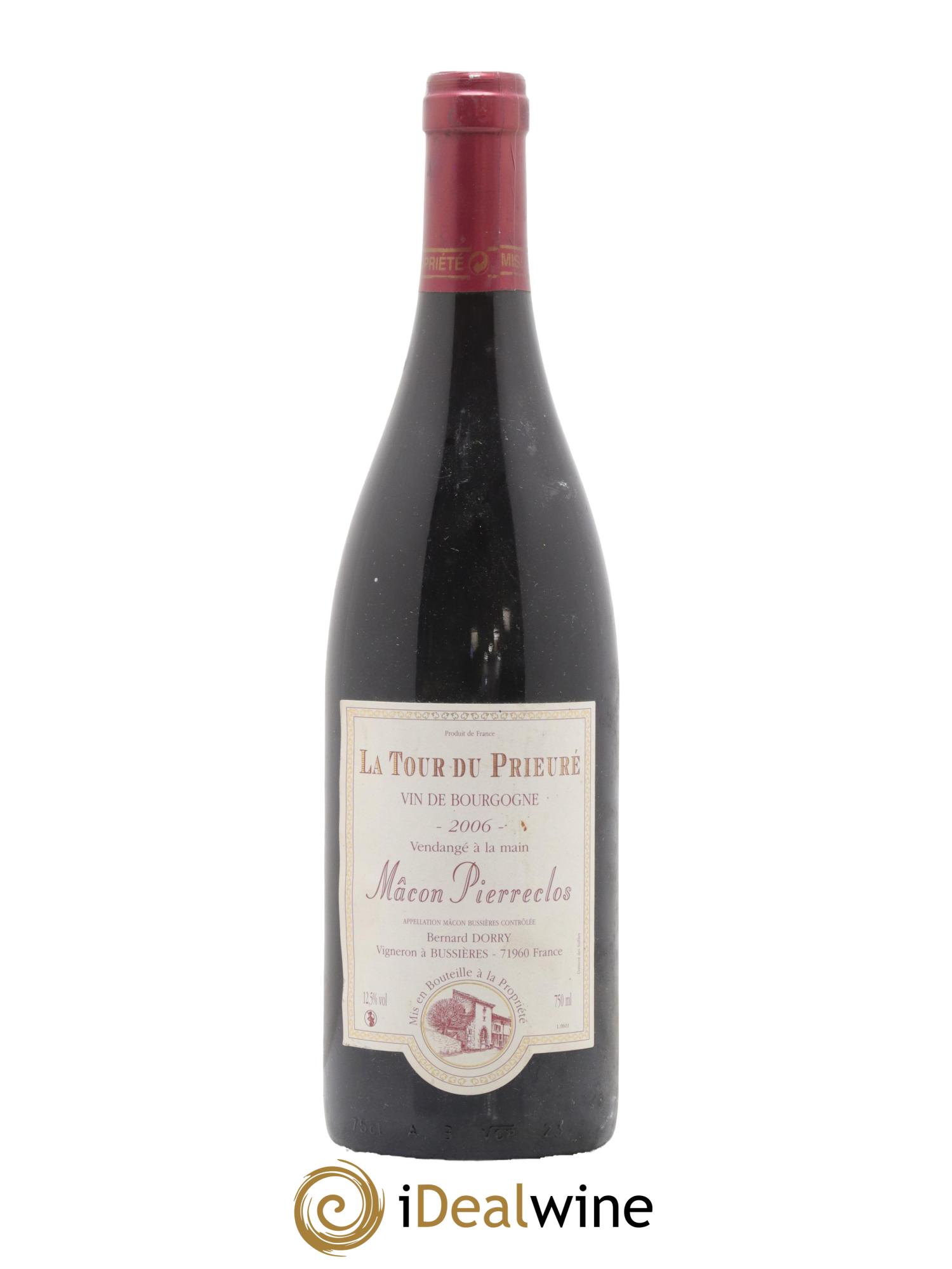 Bourgogne Macon Pierreclos La Tour du Prieure 2006 - Lot de 1 bouteille - 0