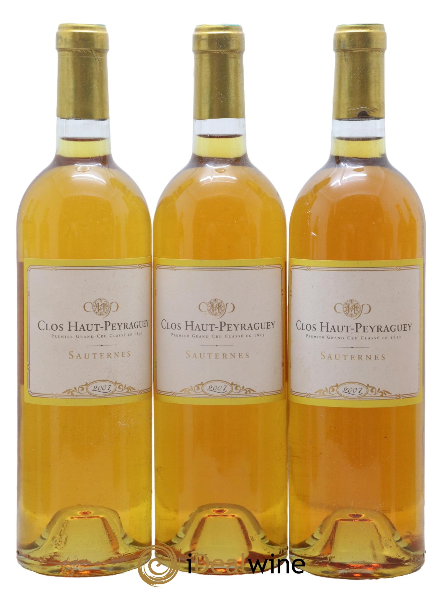 Clos Haut-Peyraguey 1er Grand Cru Classé 2007 - Lot of 12 bottles - 1