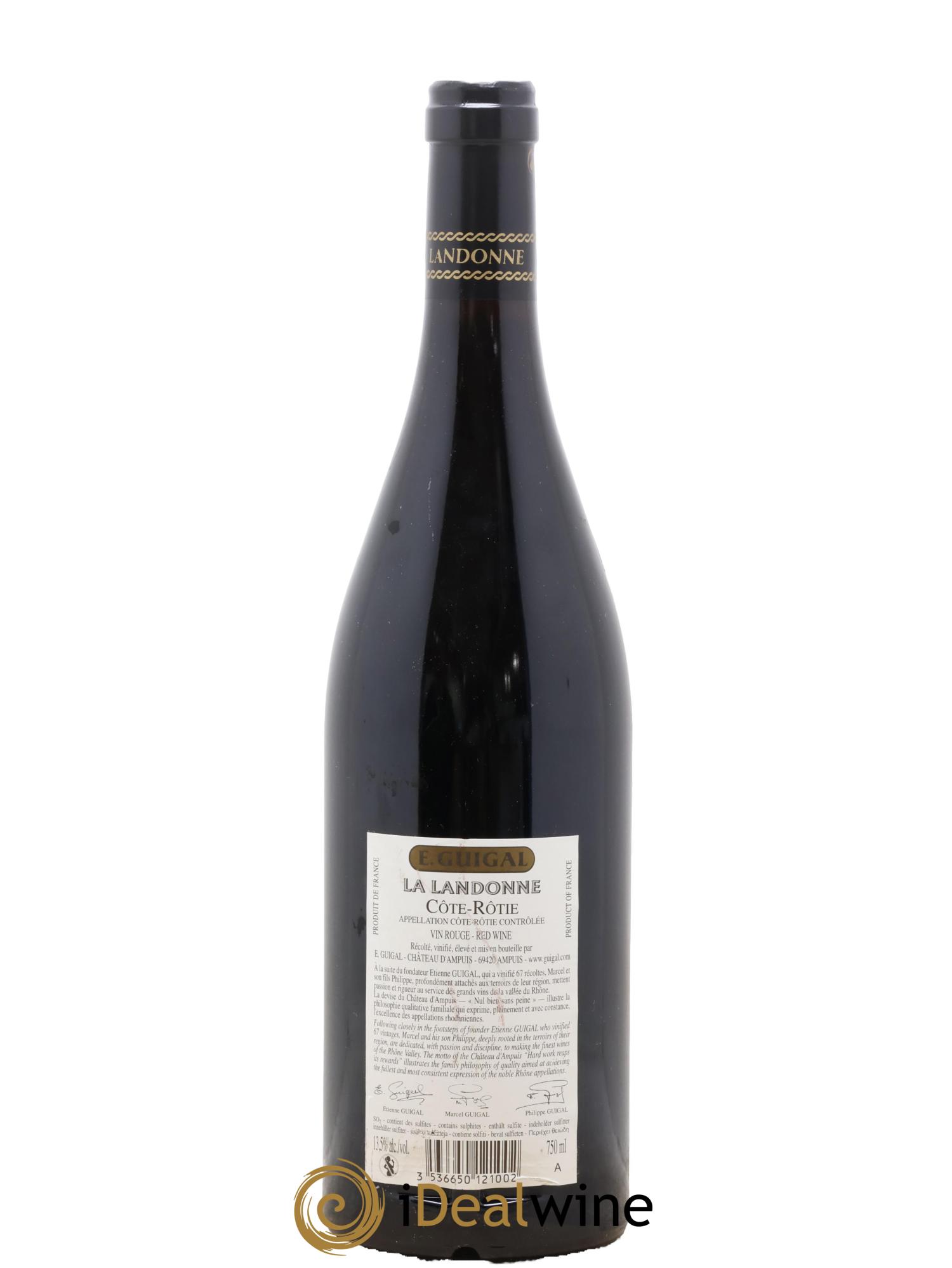 Côte-Rôtie La Landonne Guigal 2012 - Lot de 1 bouteille - 1