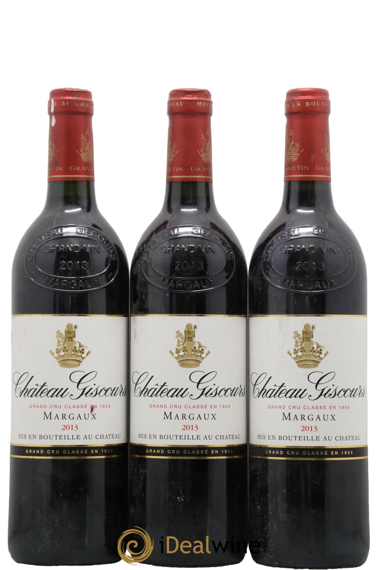 Château Giscours 3ème Grand Cru Classé 2013 - Lot de 3 bouteilles - 0